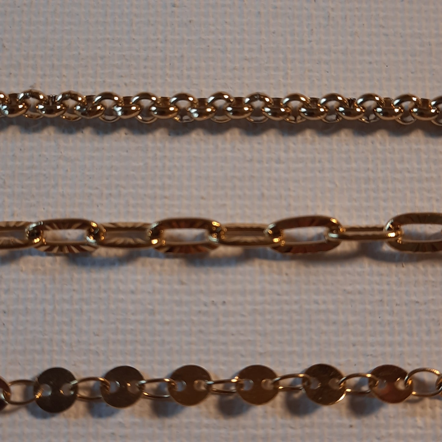 Premium quality 316 stainless steel gold chain anklet made to measure by handemade
