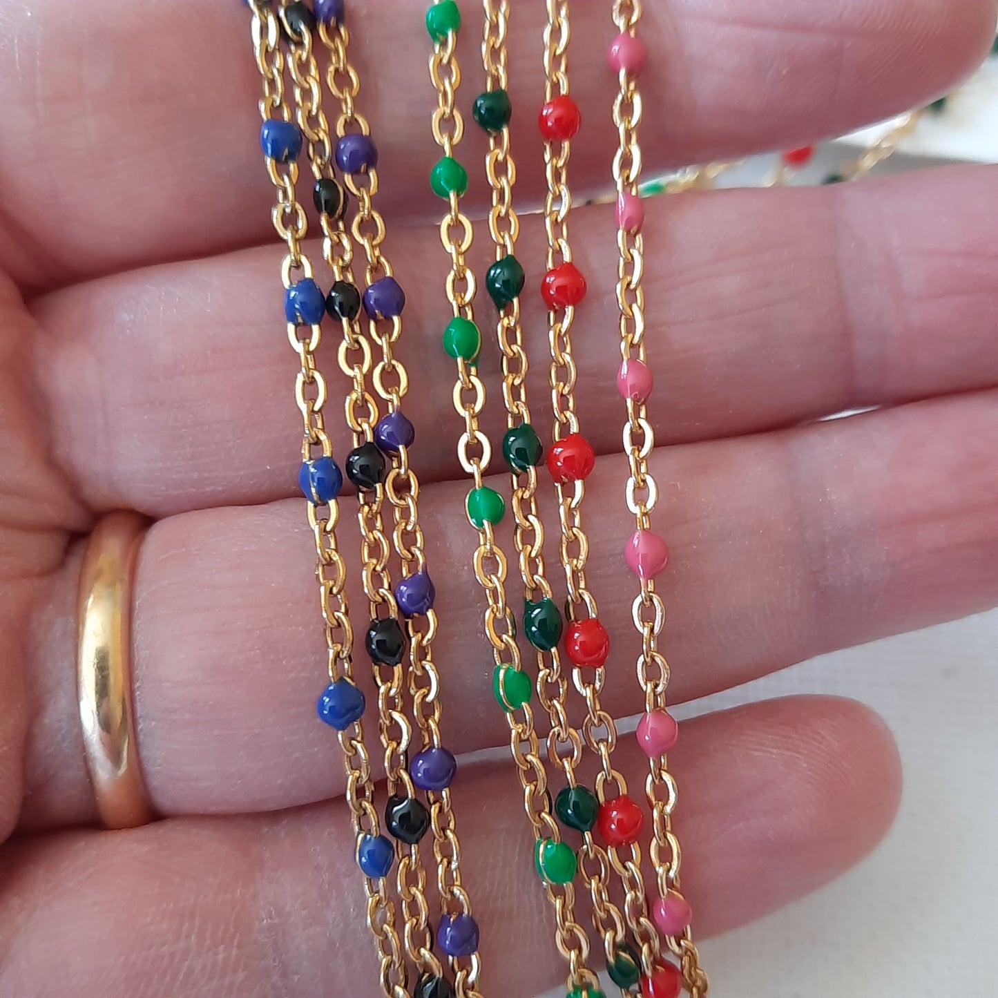 Kette und Anhänger aus Edelstahl ohne Nickel, Cadmium und Blei