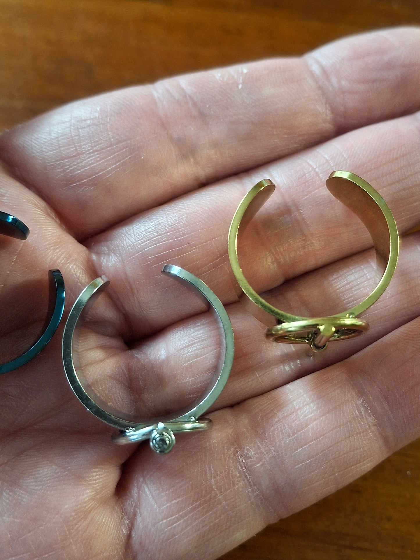 Bague acier inoxydable stainless steel 316 réglable ajustable