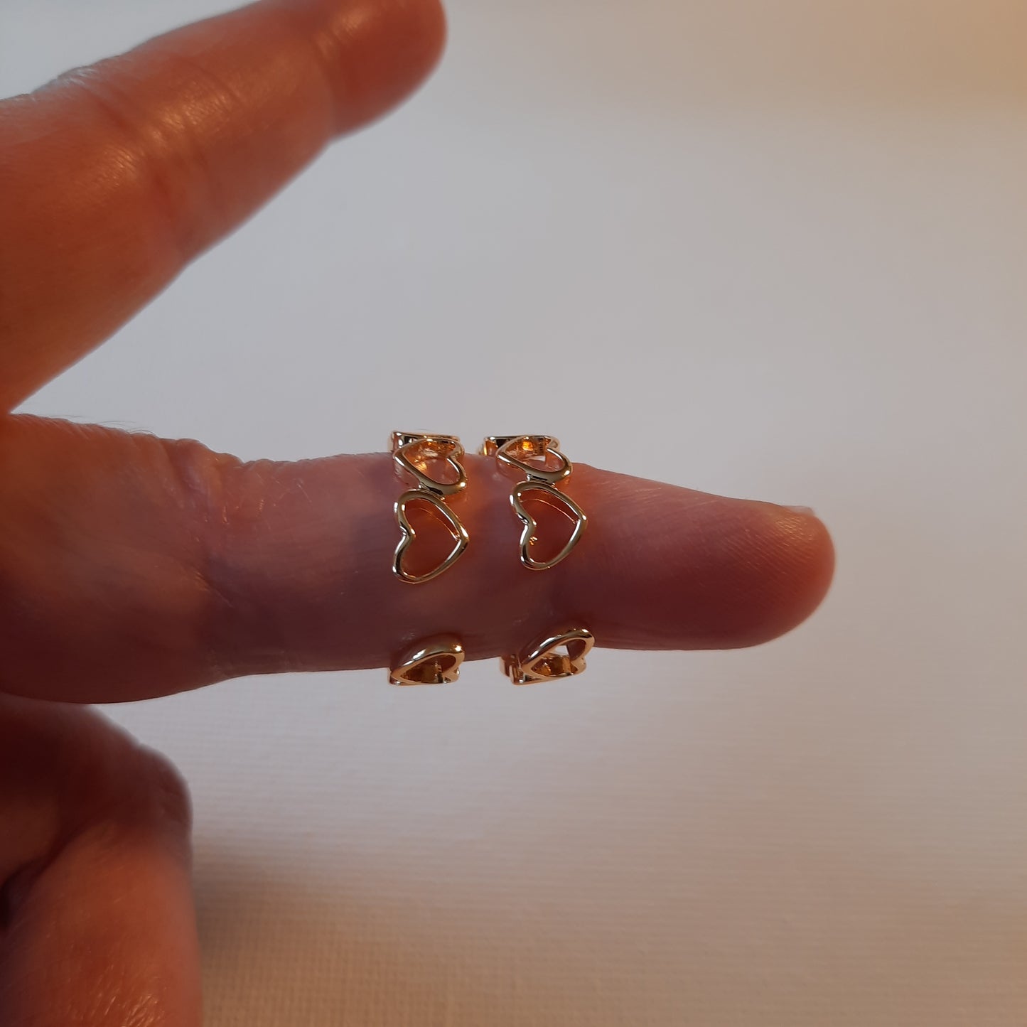 Bague macarie en laiton doré à l'or fin email et strass réglable ajustable