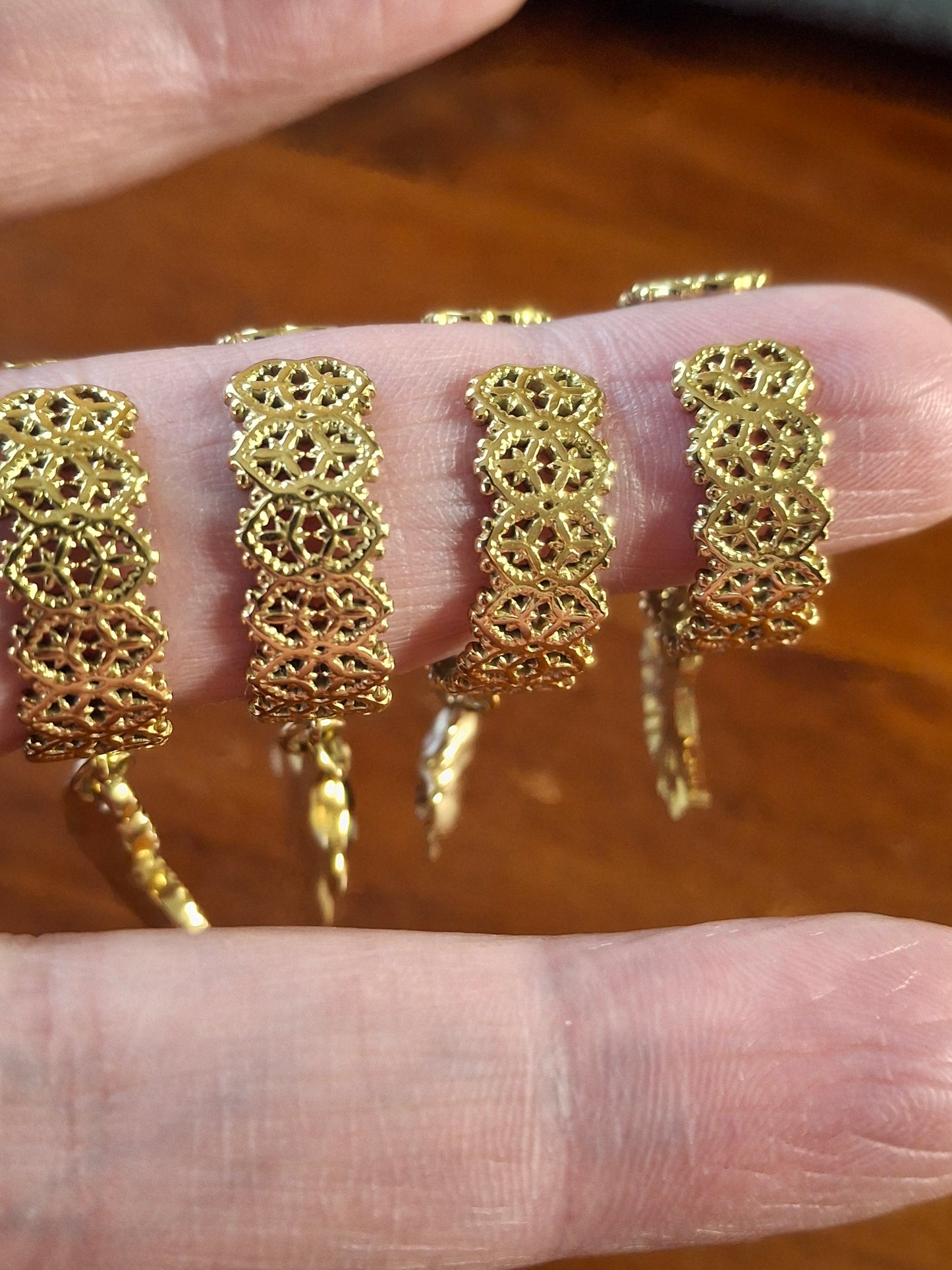 Bague stainless steel 316 réglable ajustable