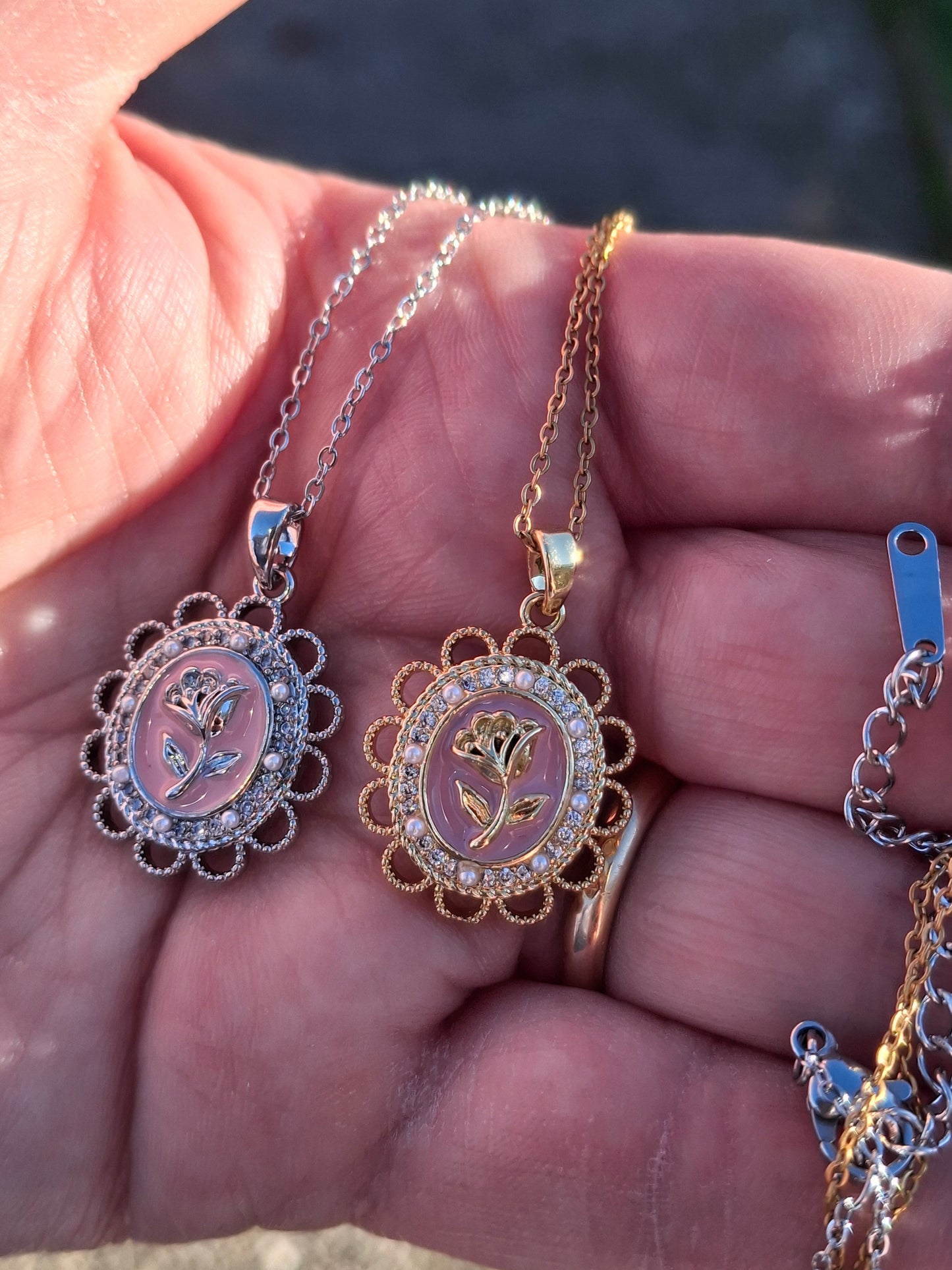 Collier chaîne acier inoxydable stainless steel 316 ,pendentif stainless steel 316 réglable ajustable