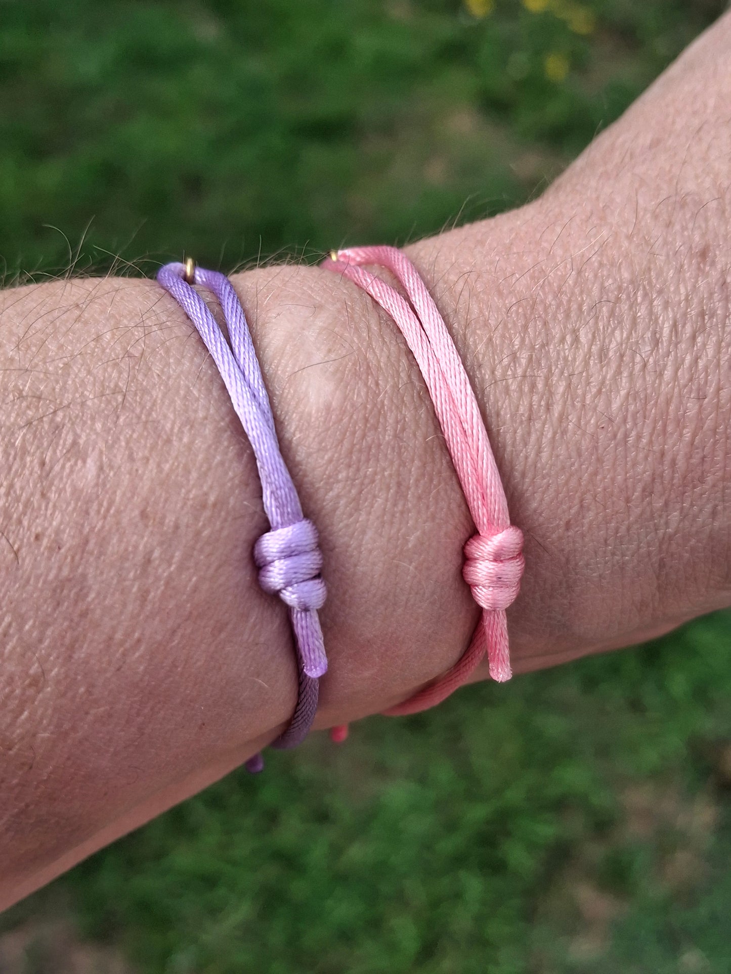 Adjustable cord bracelet, handmade, miraculous Virgin Mary, 316 stainless steel.