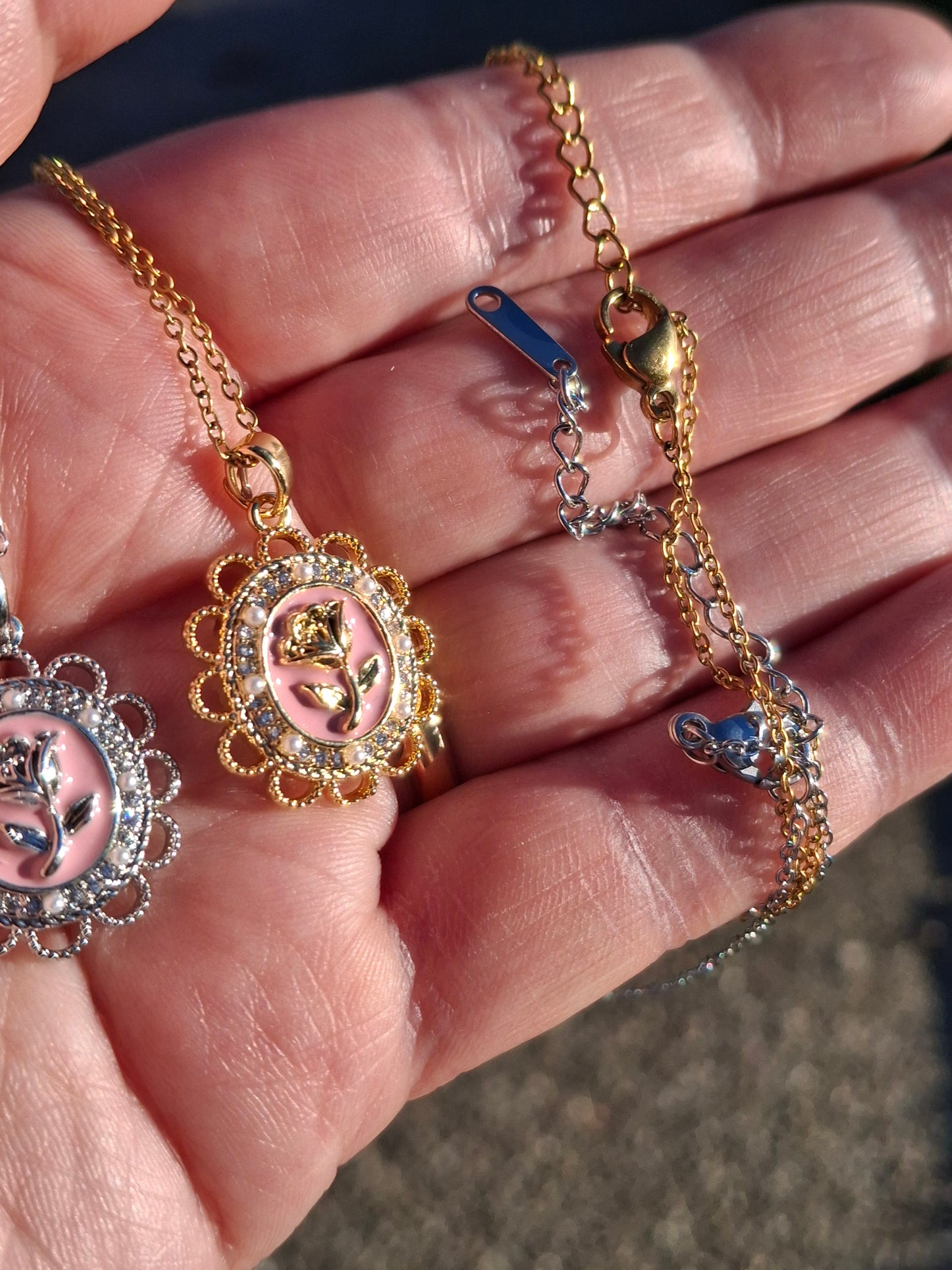 Collier chaîne acier inoxydable stainless steel 316 ,pendentif stainless steel 316 réglable ajustable