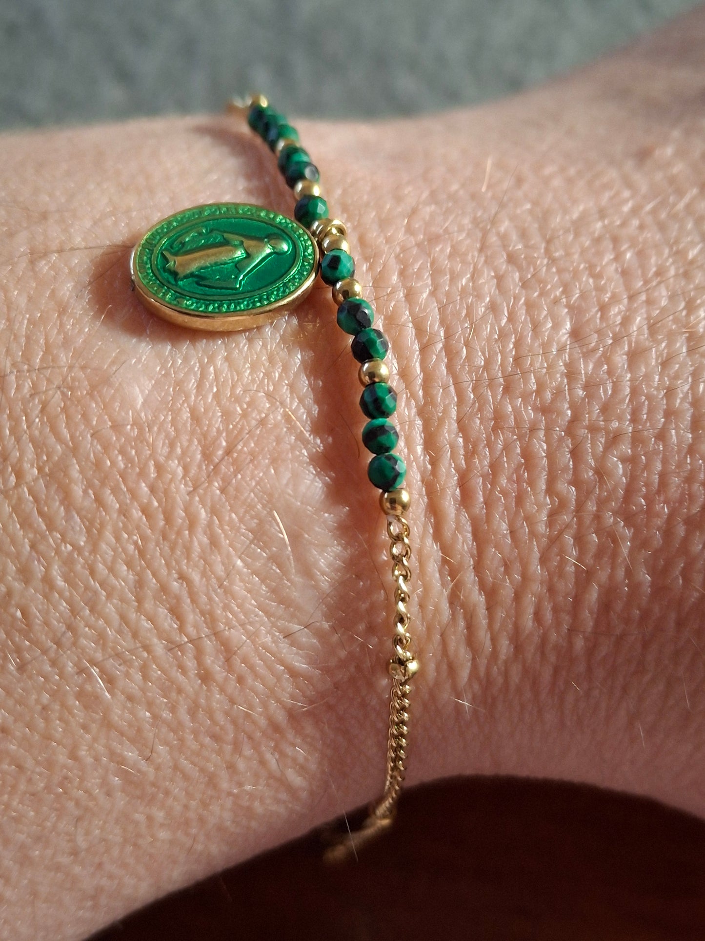 Bracelet acier inoxydable stainless steel 316 madone sur mesure