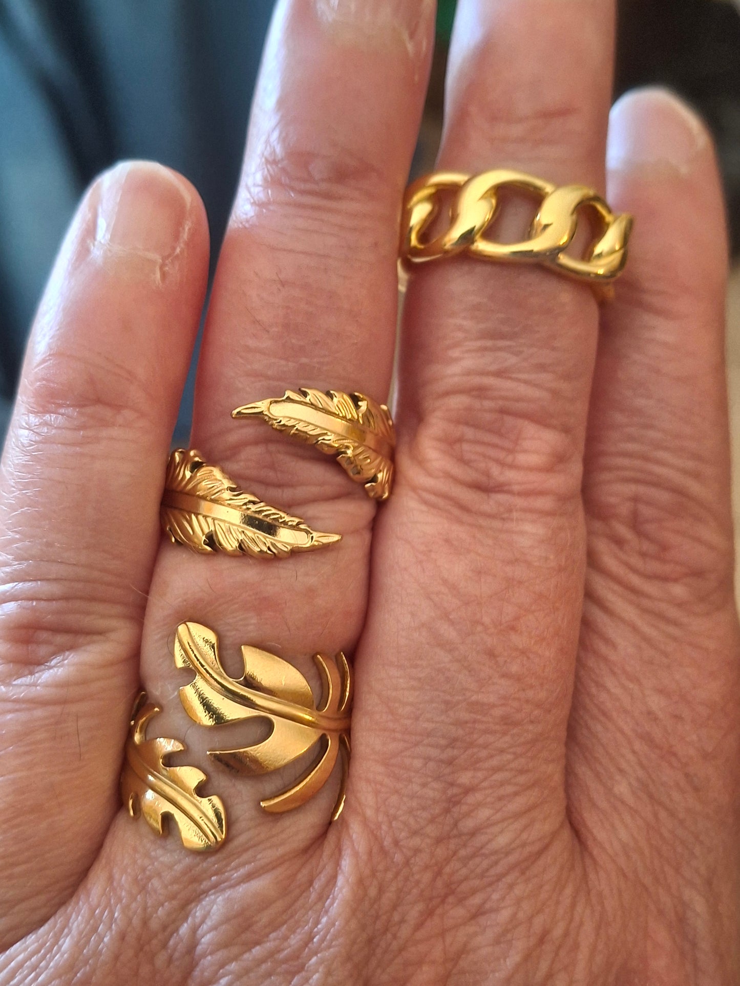 Verstellbarer Ring aus Edelstahl 316