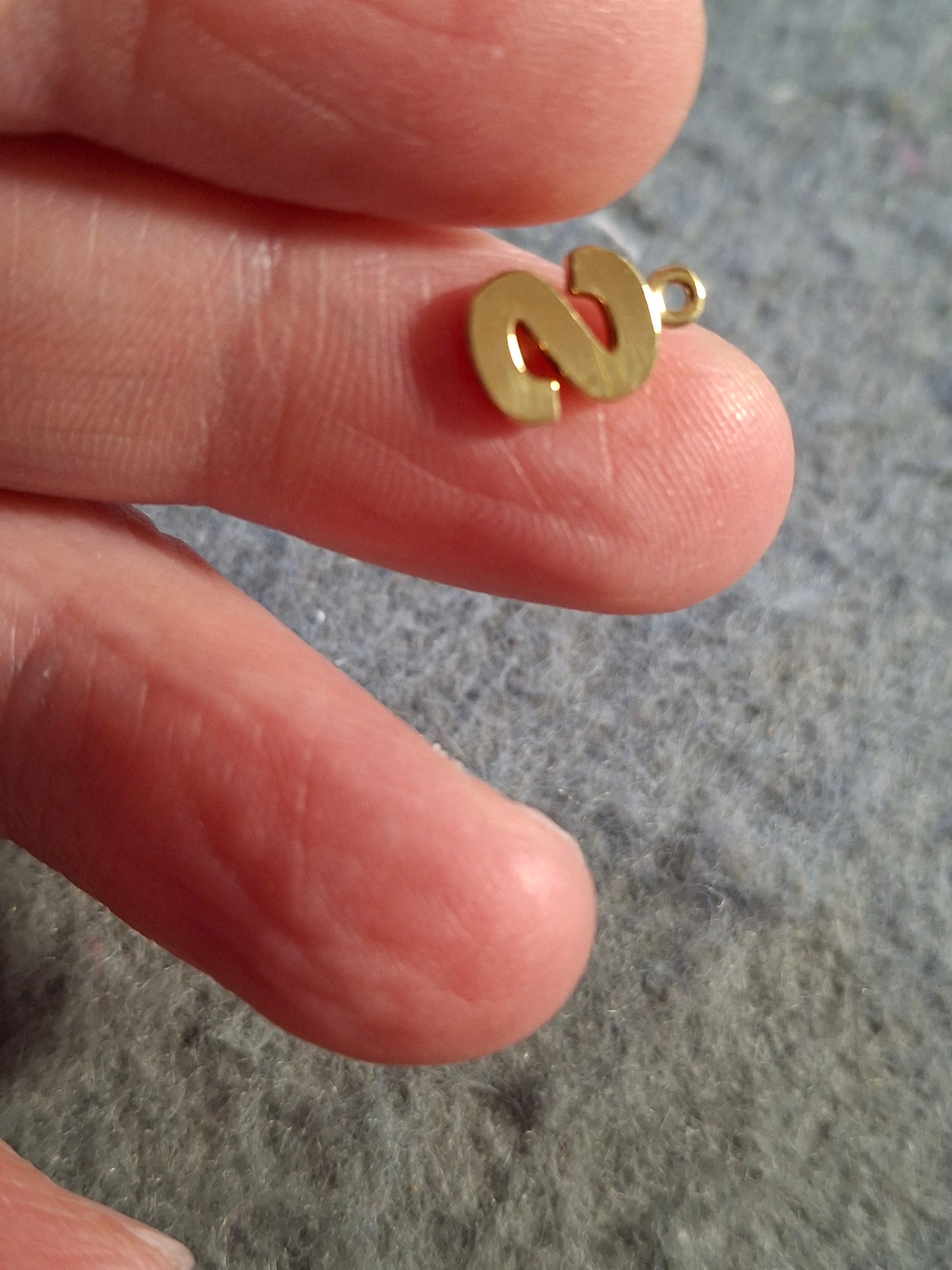 Halskette vergoldet Edelstahl oder Perlenkette Edelstahl Buchstabe Edelstahl 316 mit Zirkonia-Stein