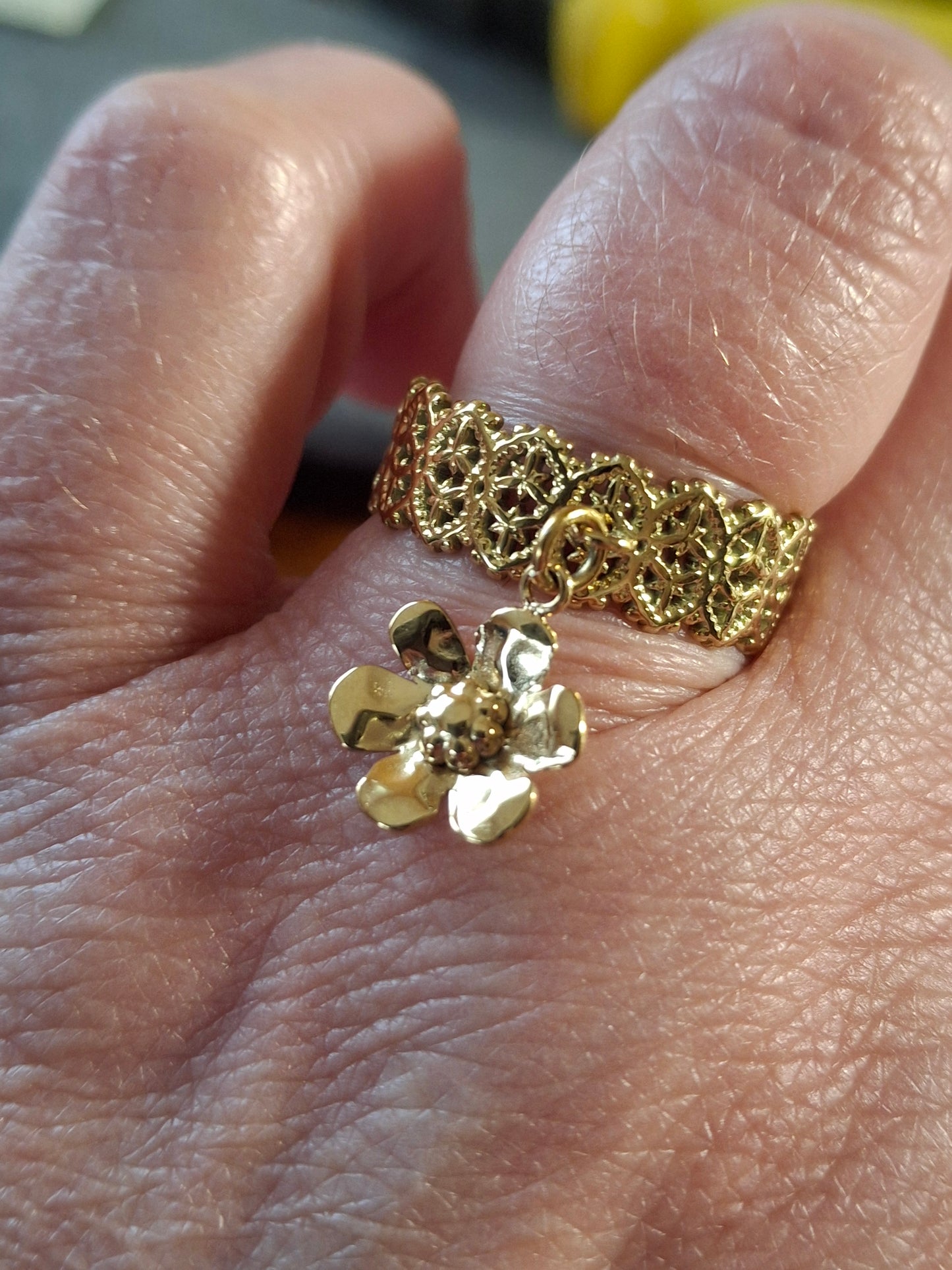 Bague stainless steel 316 réglable ajustable