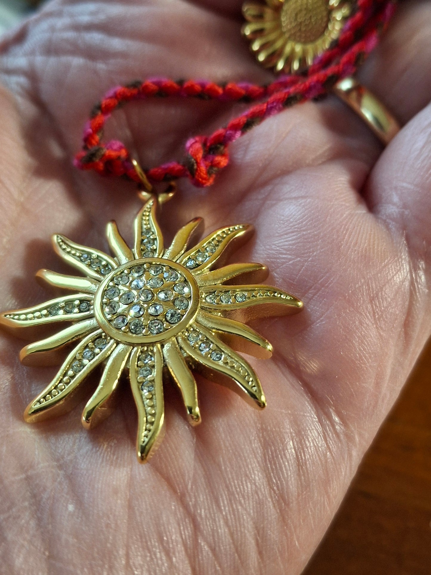 Collier cordon tressé réglable ajustable handmade