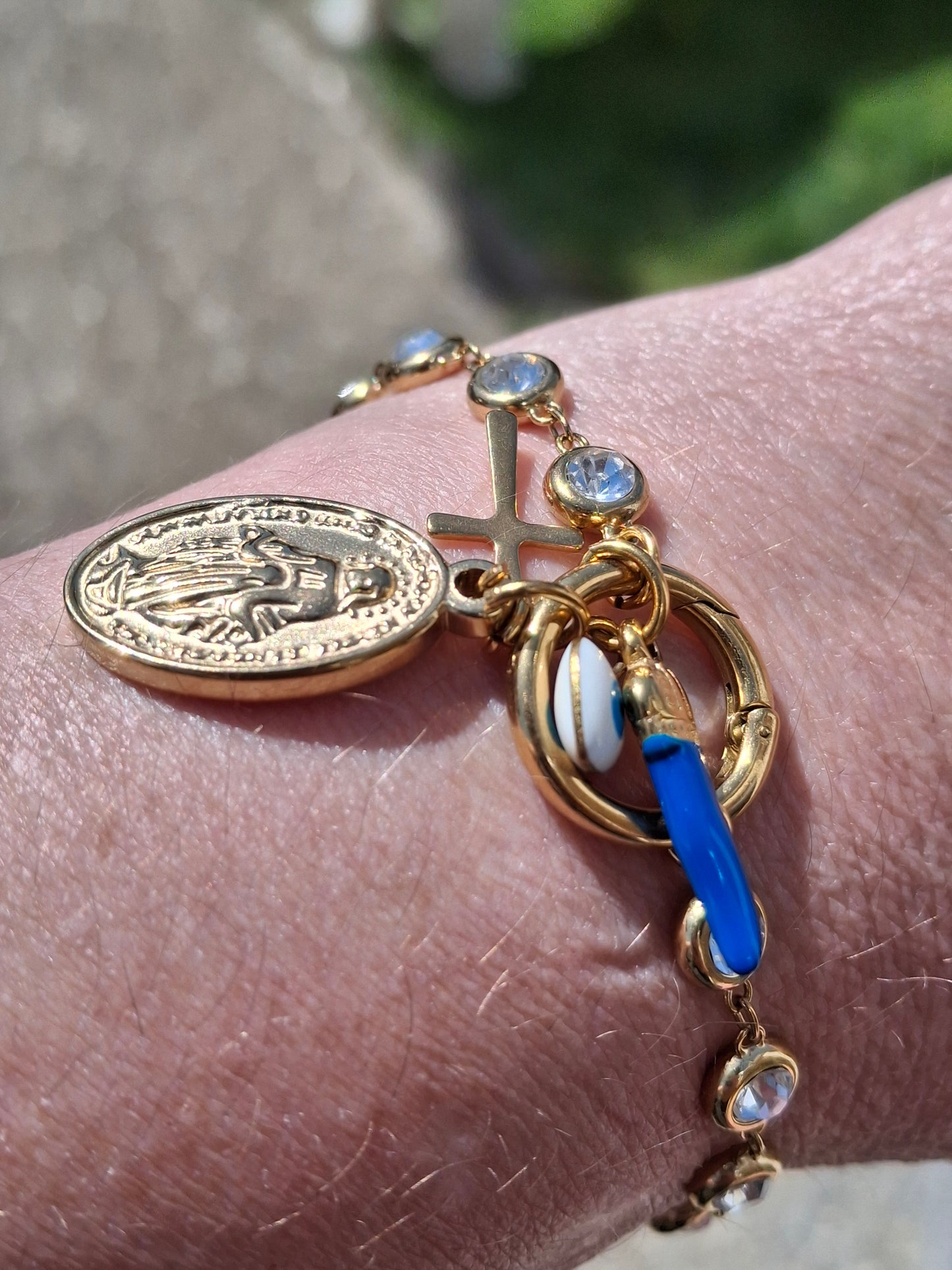 Armband Kette Edelstahl 316 von höchster Qualität und handgefertigte maßgeschneiderte Anhänger aus Edelstahl 316