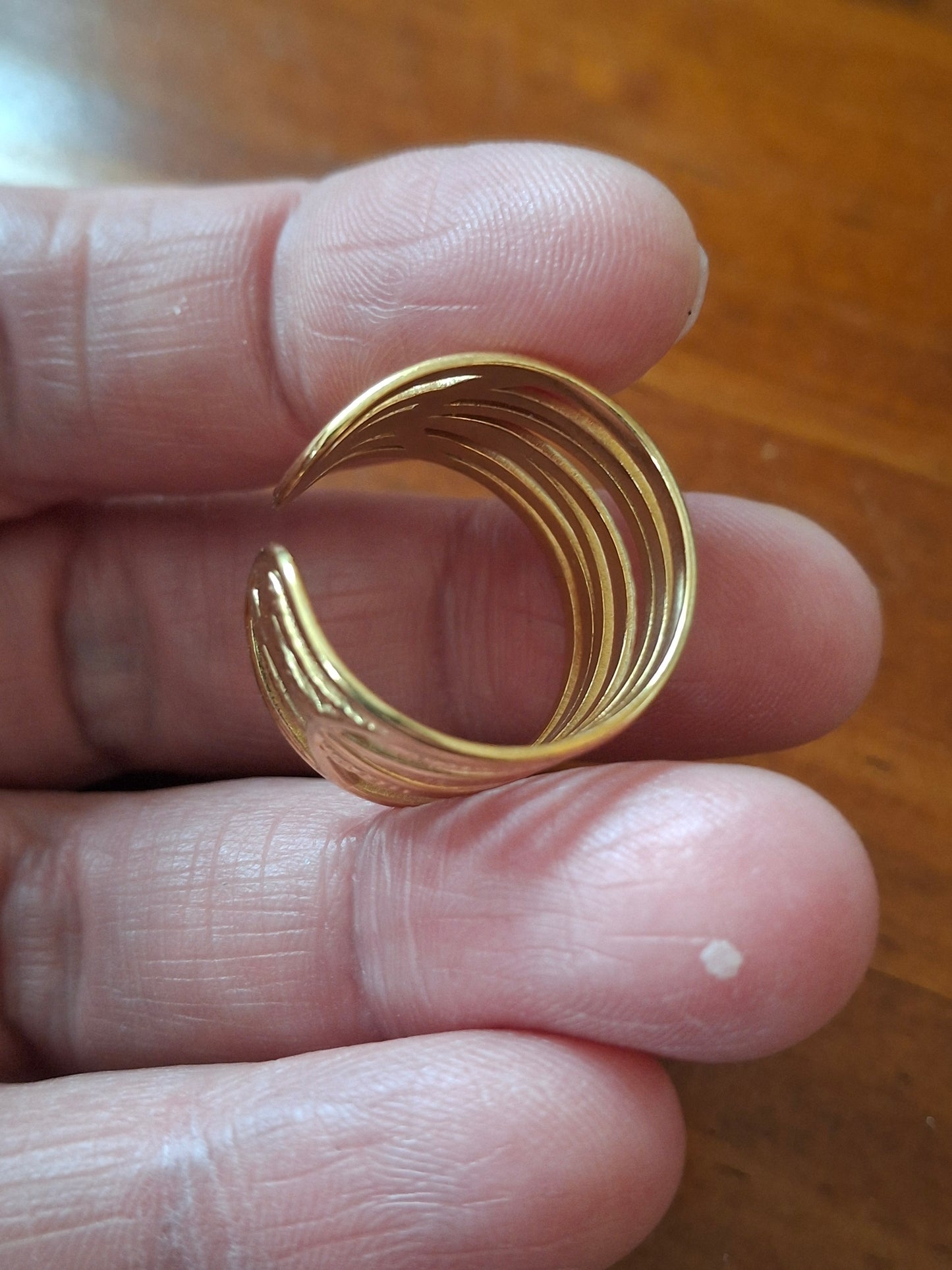 Bague acier inoxydable stainless steel 316 réglable ajustable