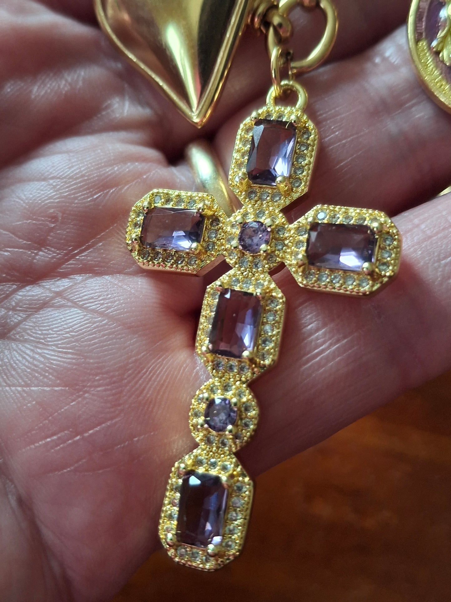 Collier chaîne maille gourmette acier inoxydable stainless steel 316 breloques handmade réglable