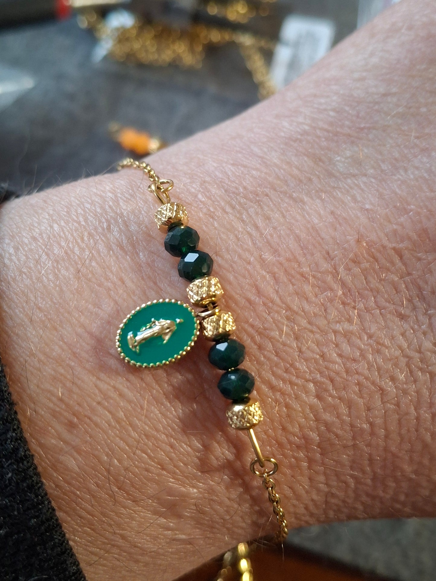 Bracelet chaîne acier inoxydable stainless steel 316 madone stainless steel 316 handmade sur mesure