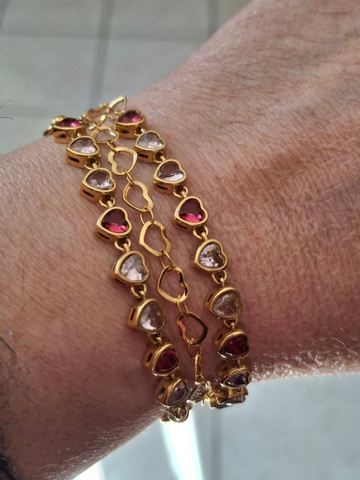 Armband Kette Edelstahl 316 handgefertigt nach Maß
