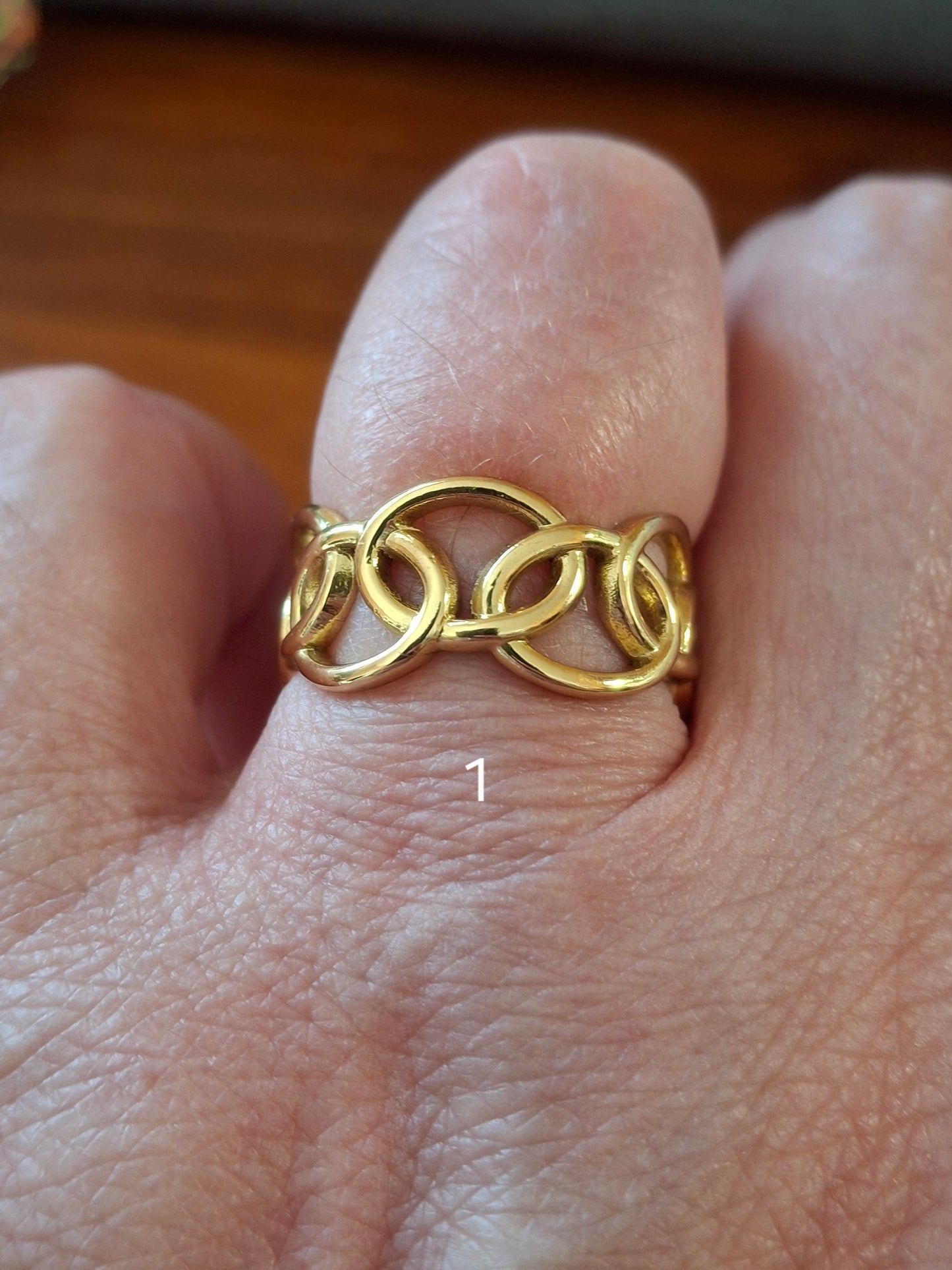 Bague acier inoxydable stainless steel 316 réglable ajustable