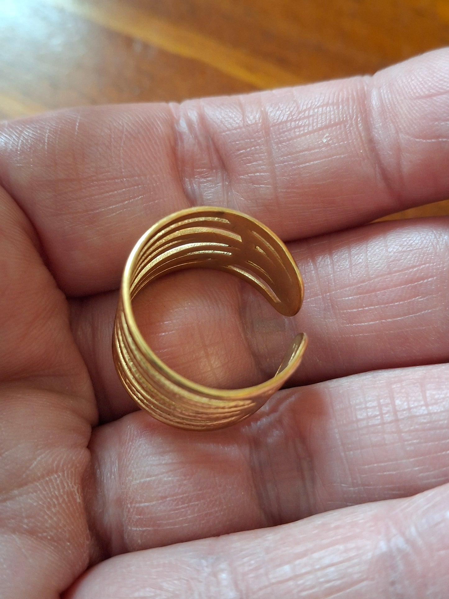 Bague acier inoxydable stainless steel 316 réglable ajustable