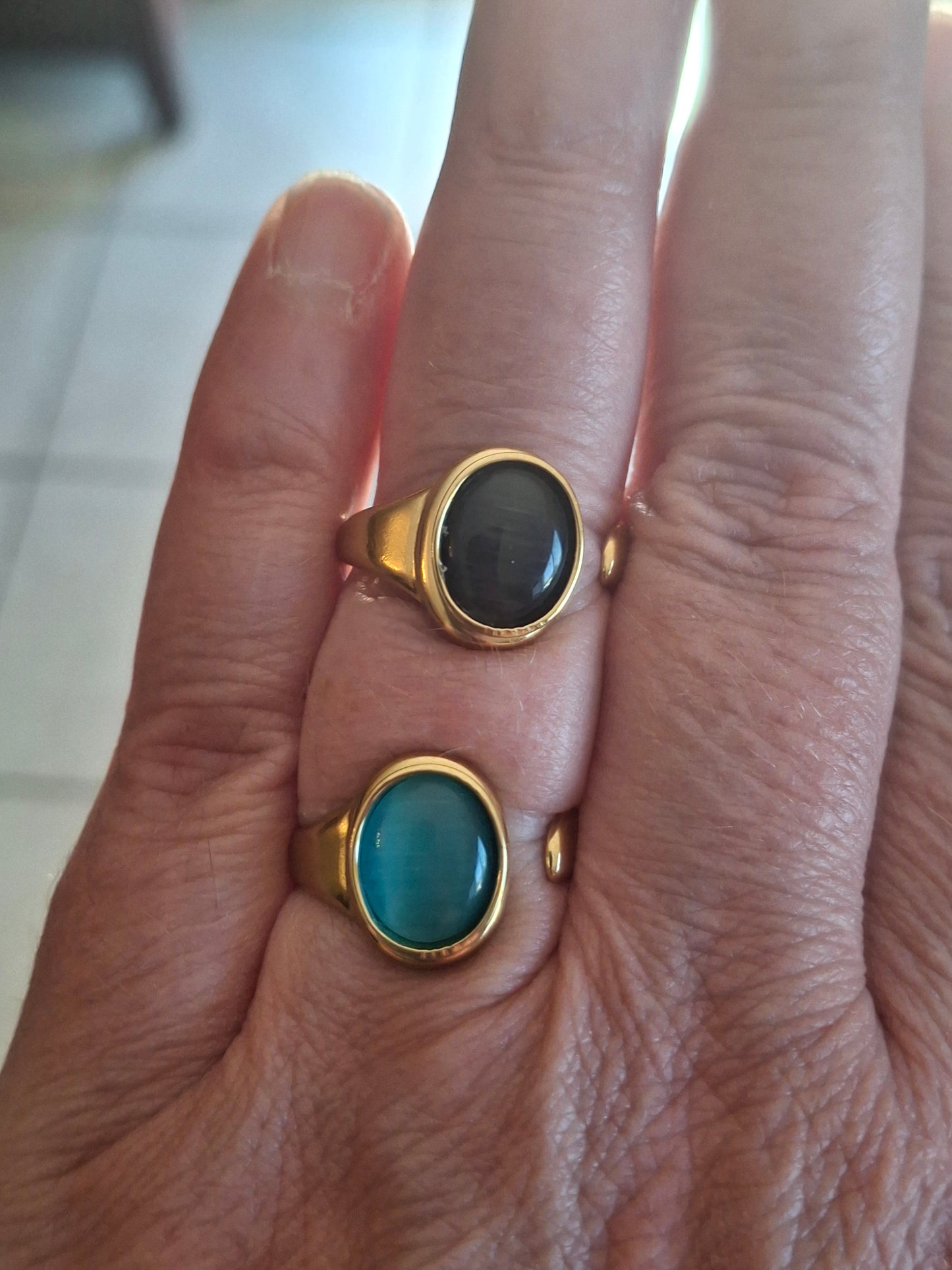 Sehr schöner Ring aus Edelstahl 316, verstellbar
