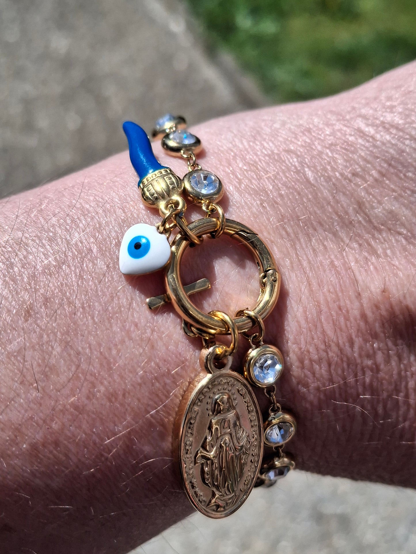 Armband Kette Edelstahl 316 von höchster Qualität und handgefertigte maßgeschneiderte Anhänger aus Edelstahl 316