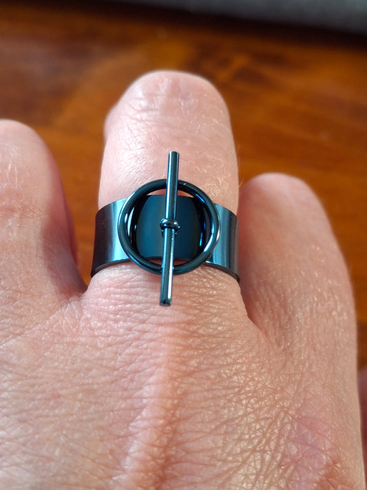 Bague acier inoxydable stainless steel 316 réglable ajustable