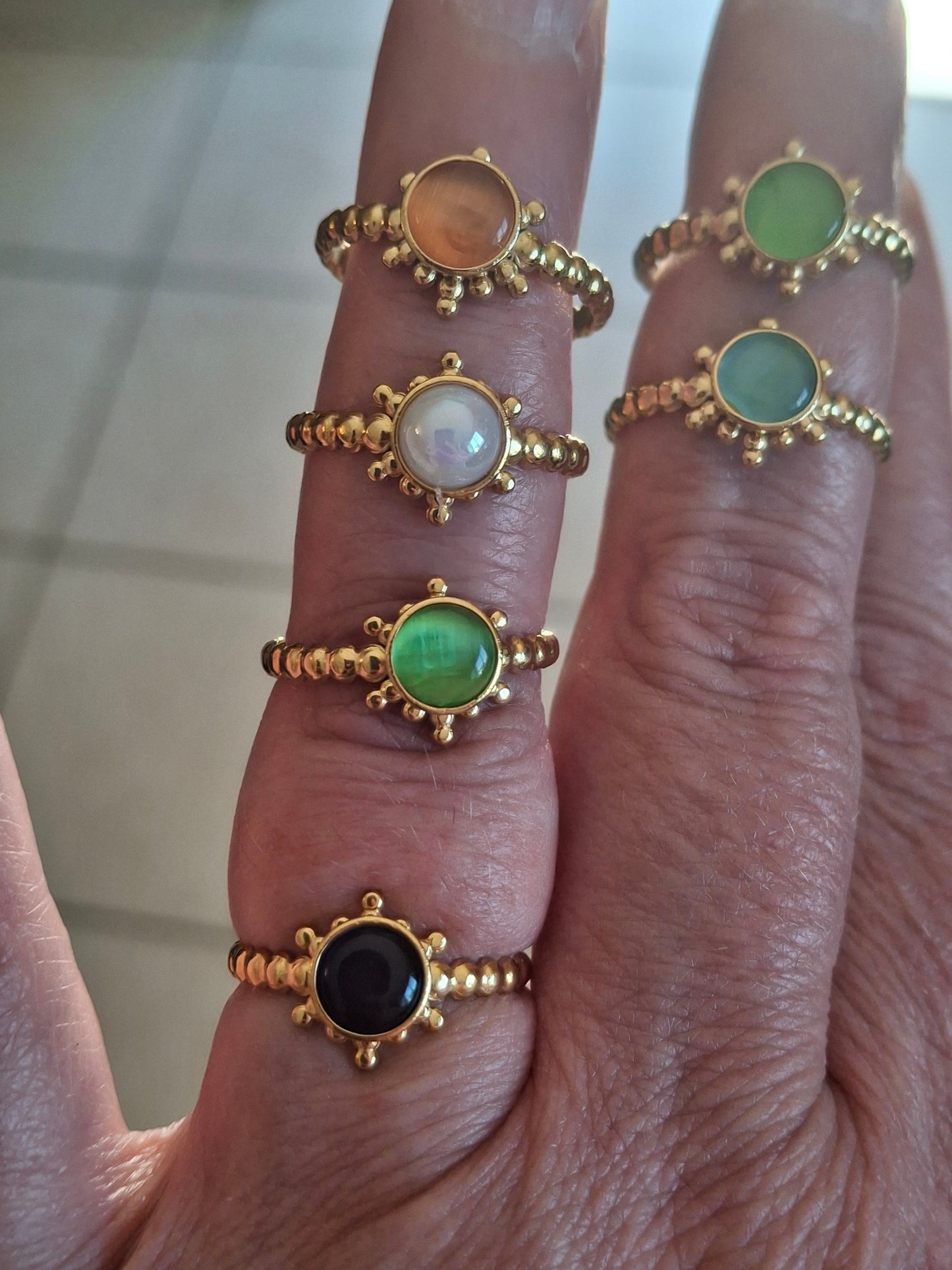 Verstellbarer Ring aus Edelstahl 316