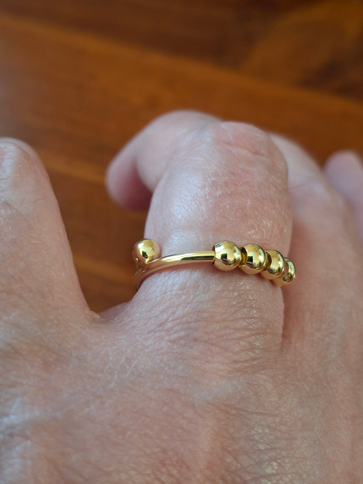 Bague acier inoxydable stainless steel 316 réglable ajustable anti stress