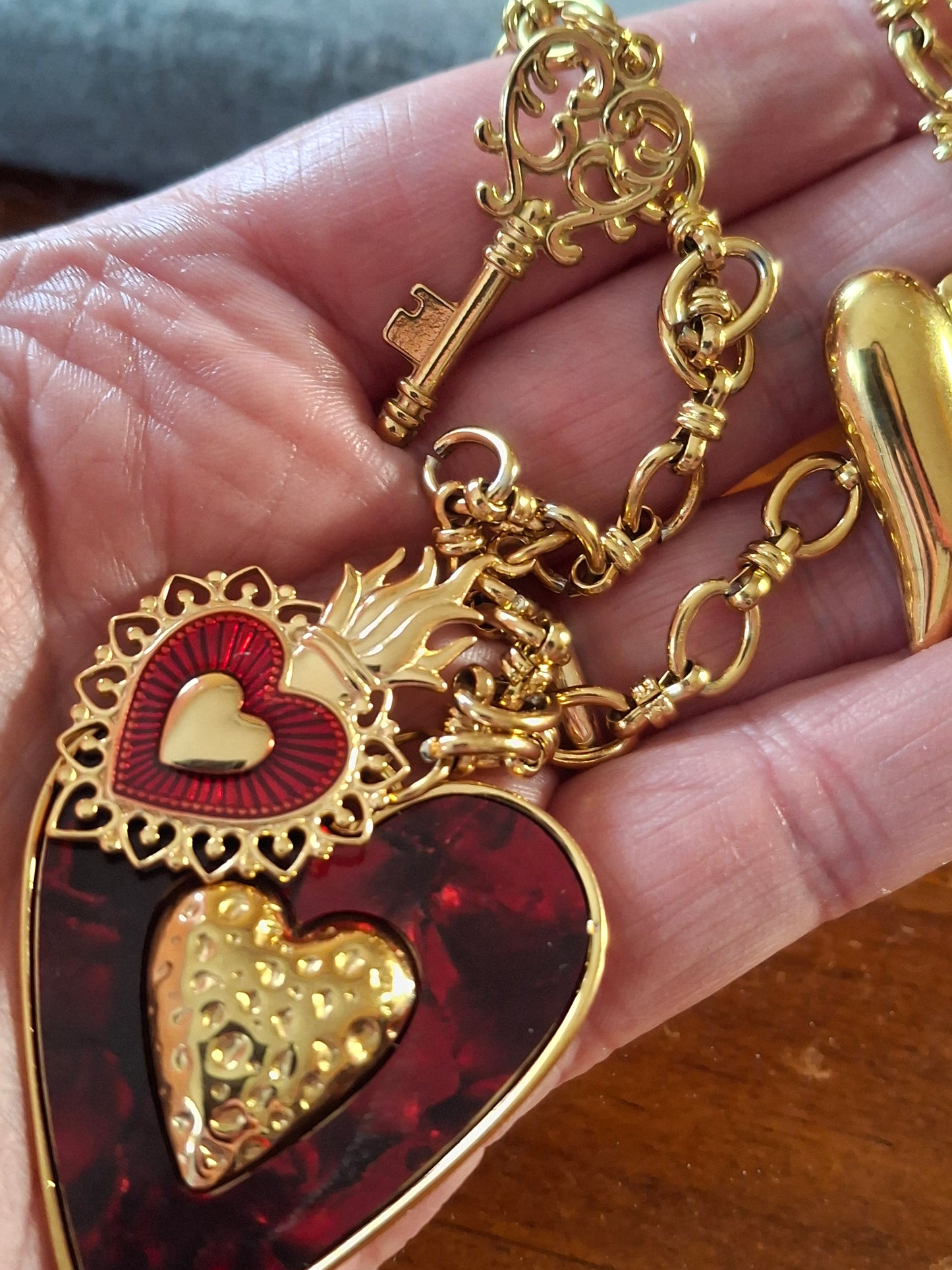 Collier chaîne acier inoxydable stainless steel 316 breloques ajustable réglable