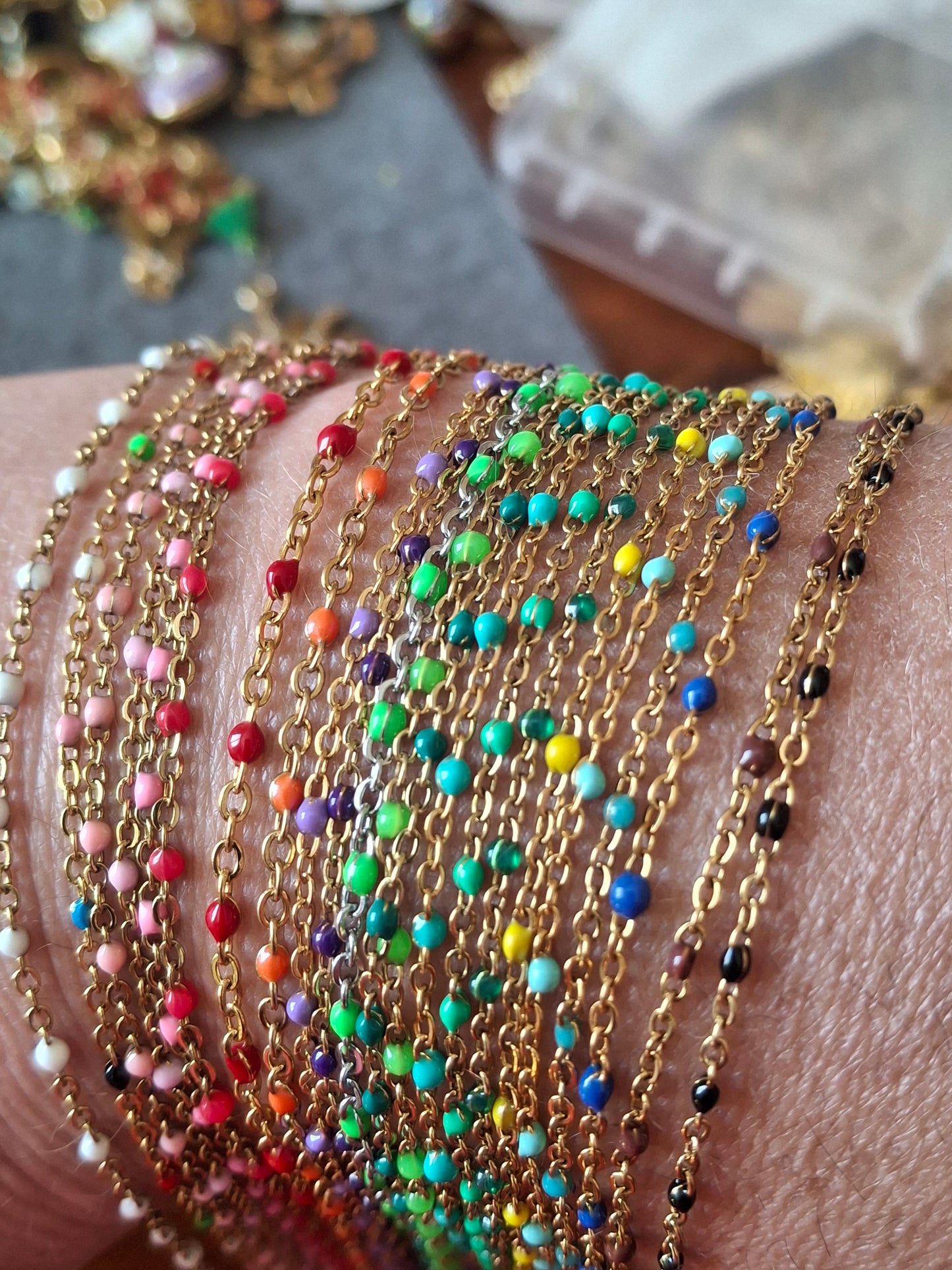 Bracelet chaîne acier inoxydable stainless steel sur mesure