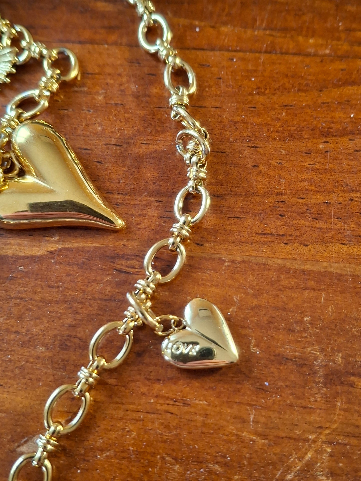 Collier chaîne acier inoxydable stainless steel 316 breloques ajustable réglable