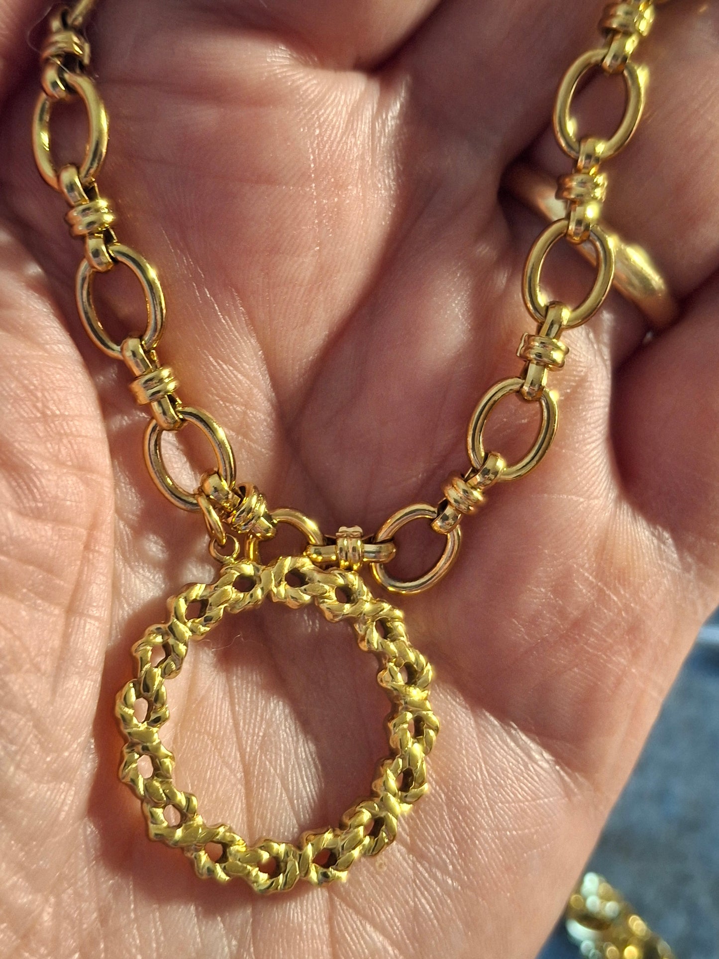 Bracelet chaîne maille gourmette stainless steel 316 couronne stainless steel 316,sur mesure