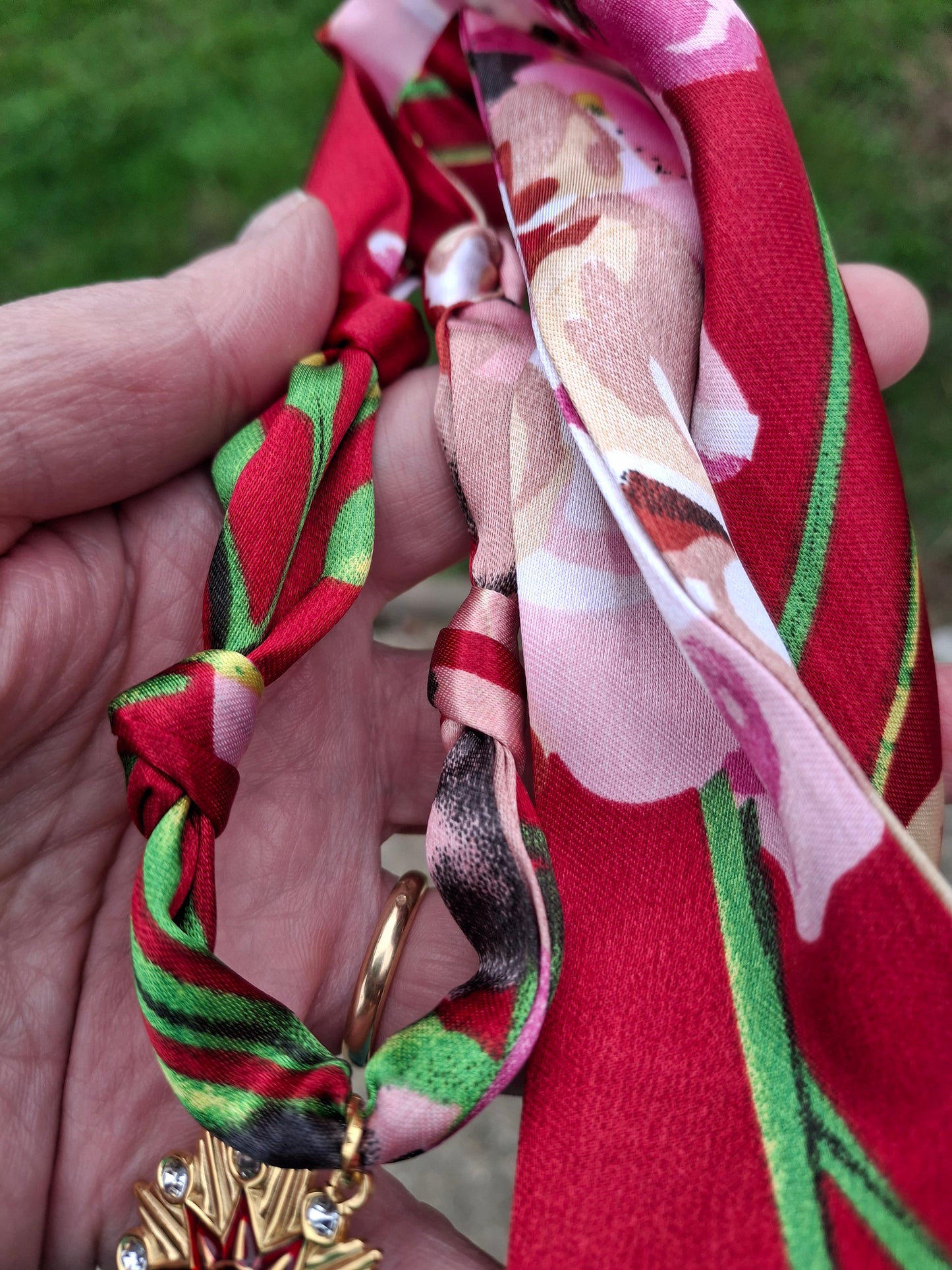 Collier foulard pendentif soleil stainless steel 316 poli