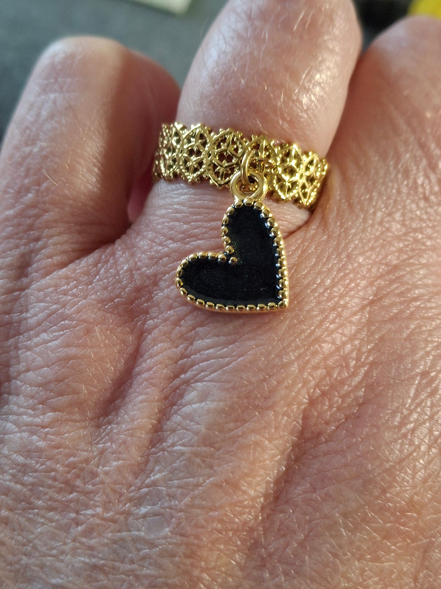 Bague stainless steel 316 réglable ajustable