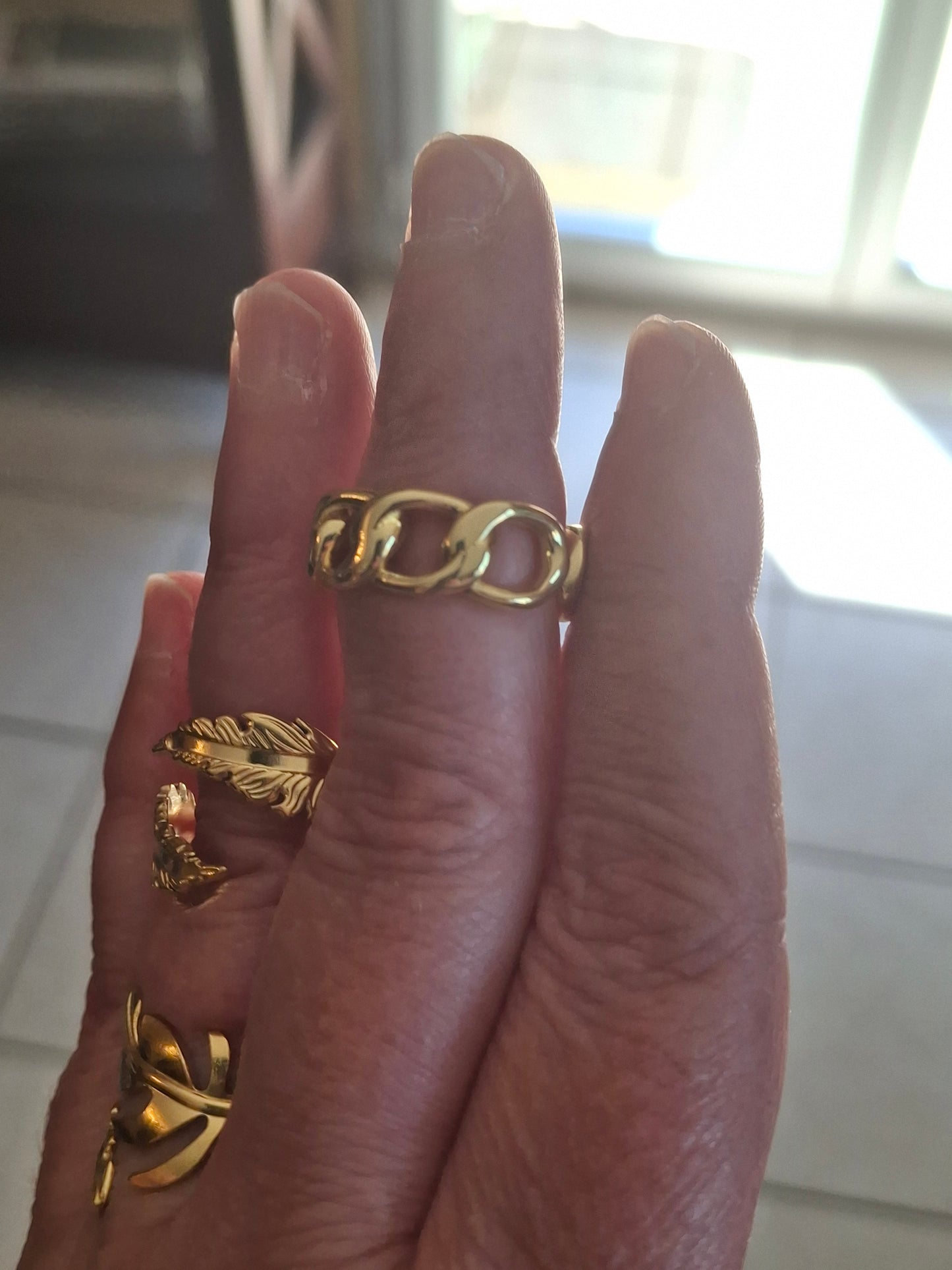 Verstellbarer Ring aus Edelstahl 316