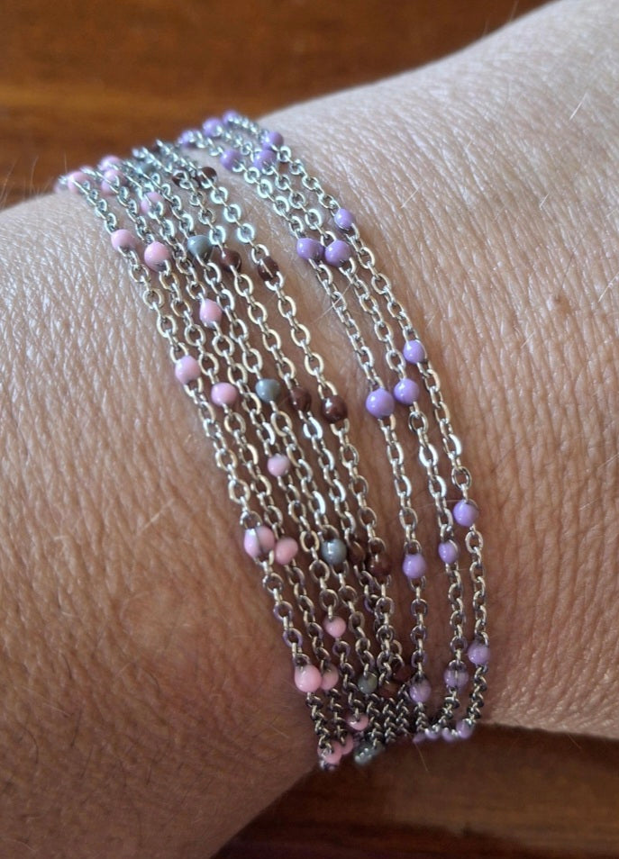 Bracelet chaîne acier inoxydable stainless steel 316 sur mesure