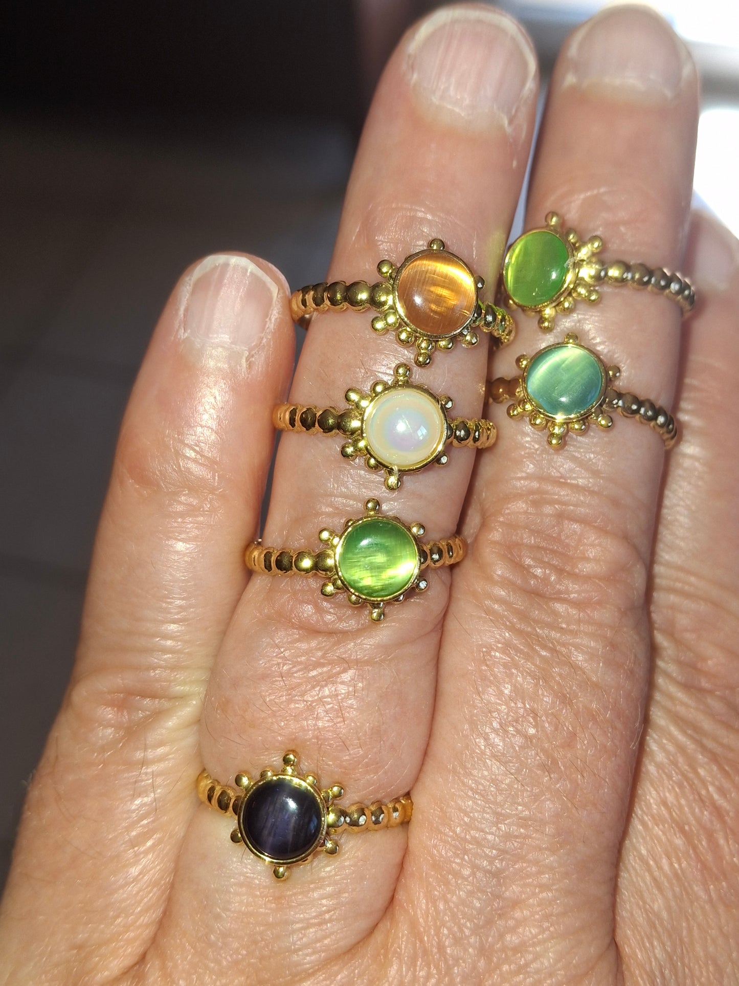 Verstellbarer Ring aus Edelstahl 316