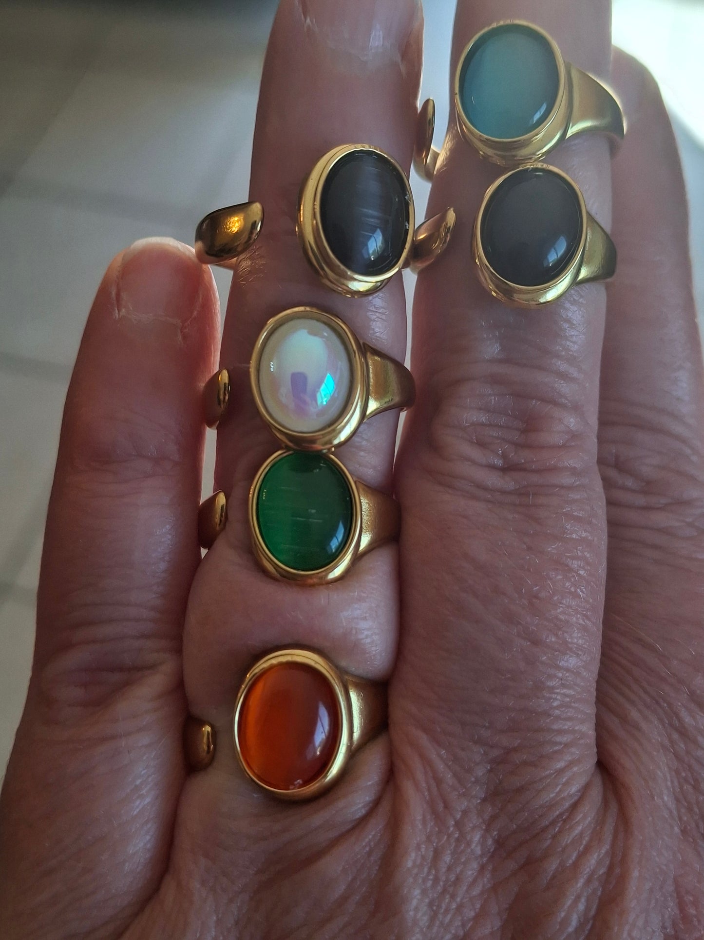 Sehr schöner Ring aus Edelstahl 316, verstellbar