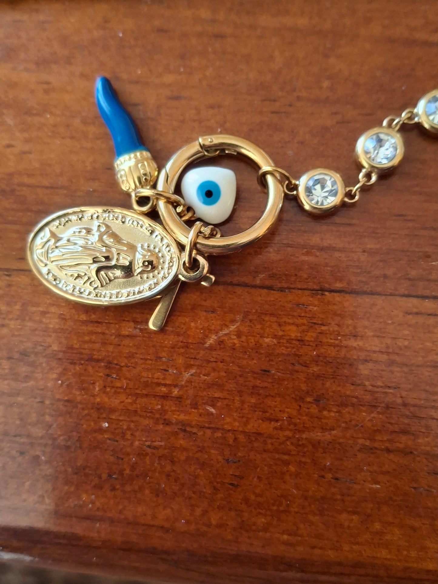 Armband Kette Edelstahl 316 von höchster Qualität und handgefertigte maßgeschneiderte Anhänger aus Edelstahl 316