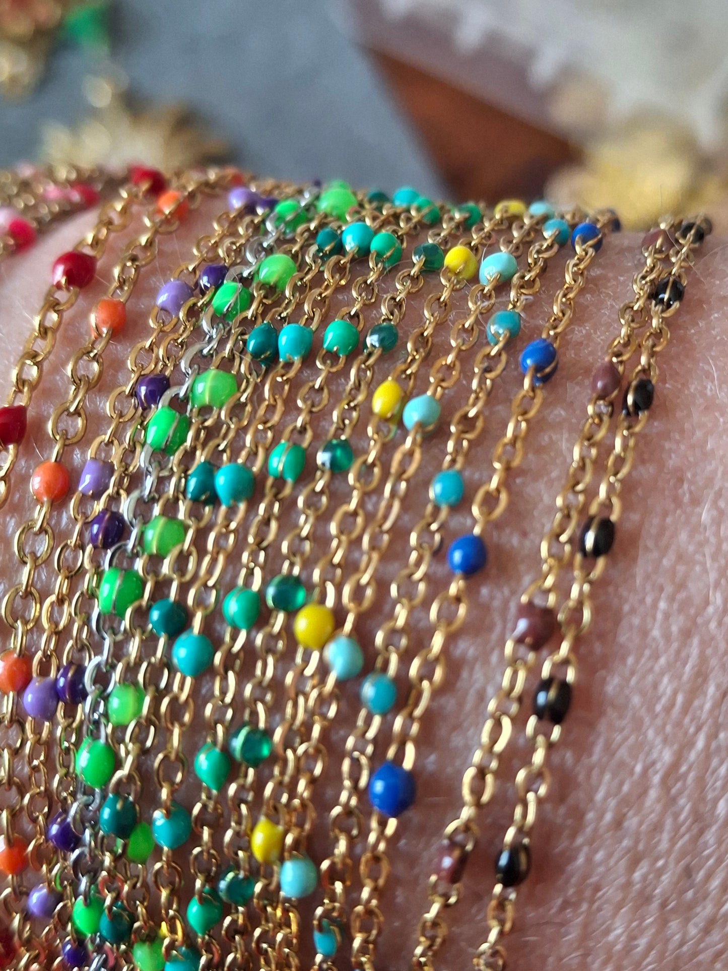 Bracelet chaîne acier inoxydable stainless steel sur mesure
