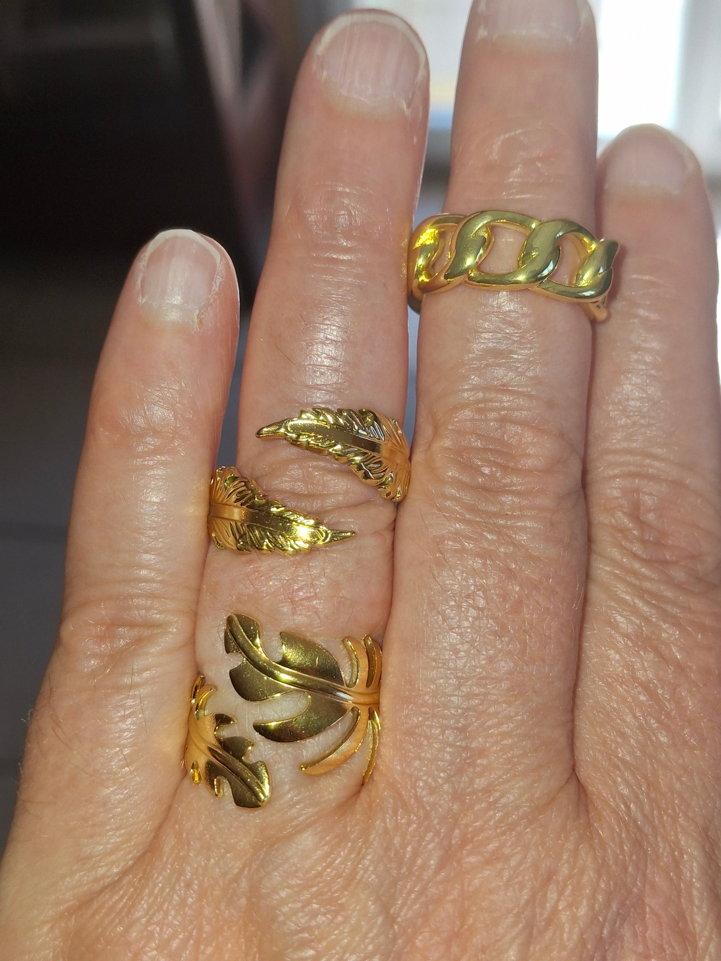 Verstellbarer Ring aus Edelstahl 316