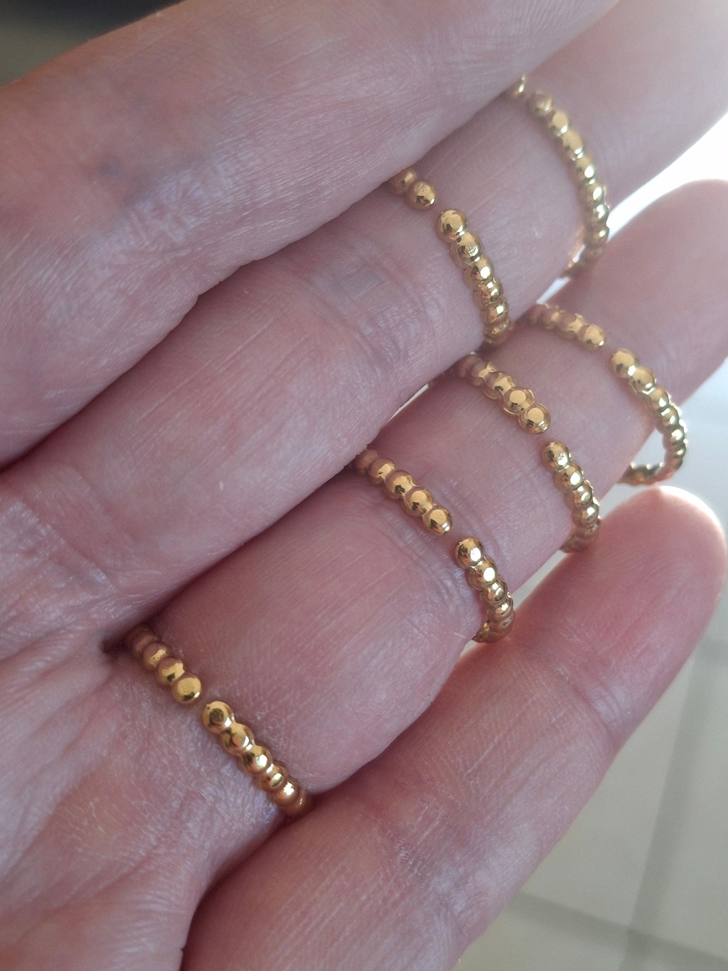 Verstellbarer Ring aus Edelstahl 316