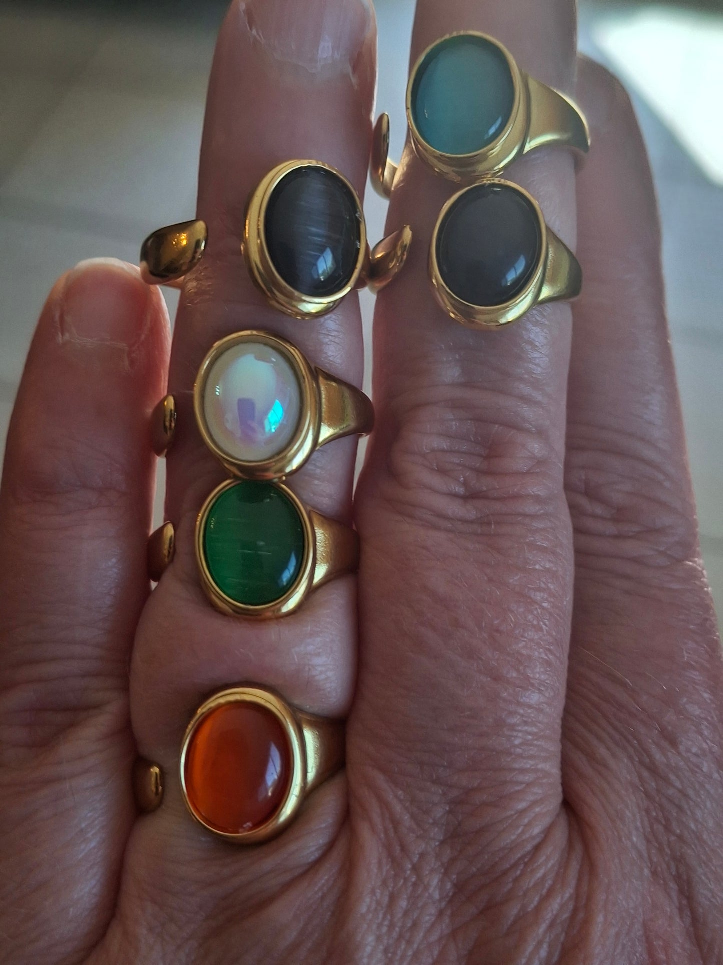 Sehr schöner Ring aus Edelstahl 316, verstellbar