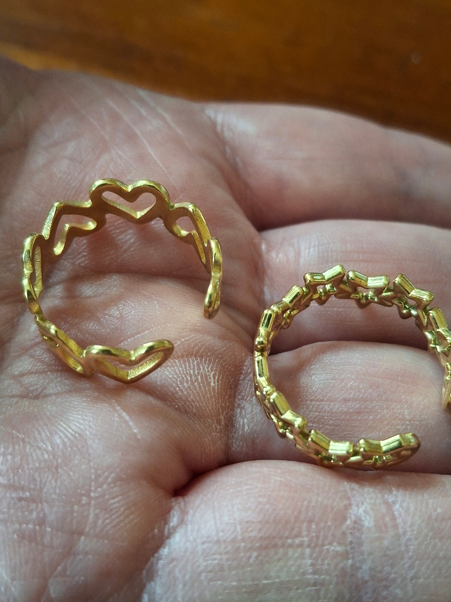 Bague acier inoxydable stainless steel 316 réglable ajustable