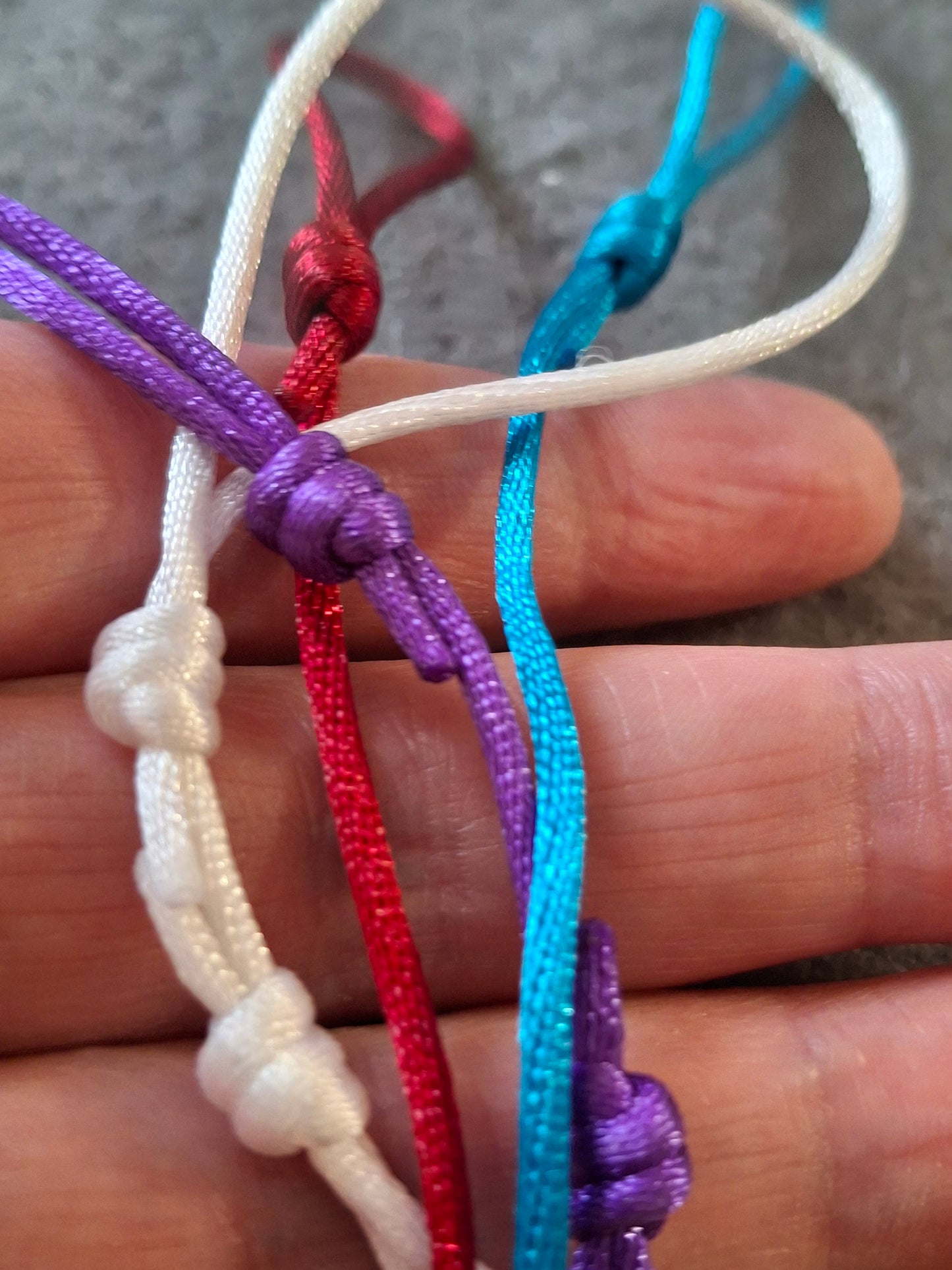 Adjustable cord bracelet, handmade, miraculous Virgin Mary, 316 stainless steel.