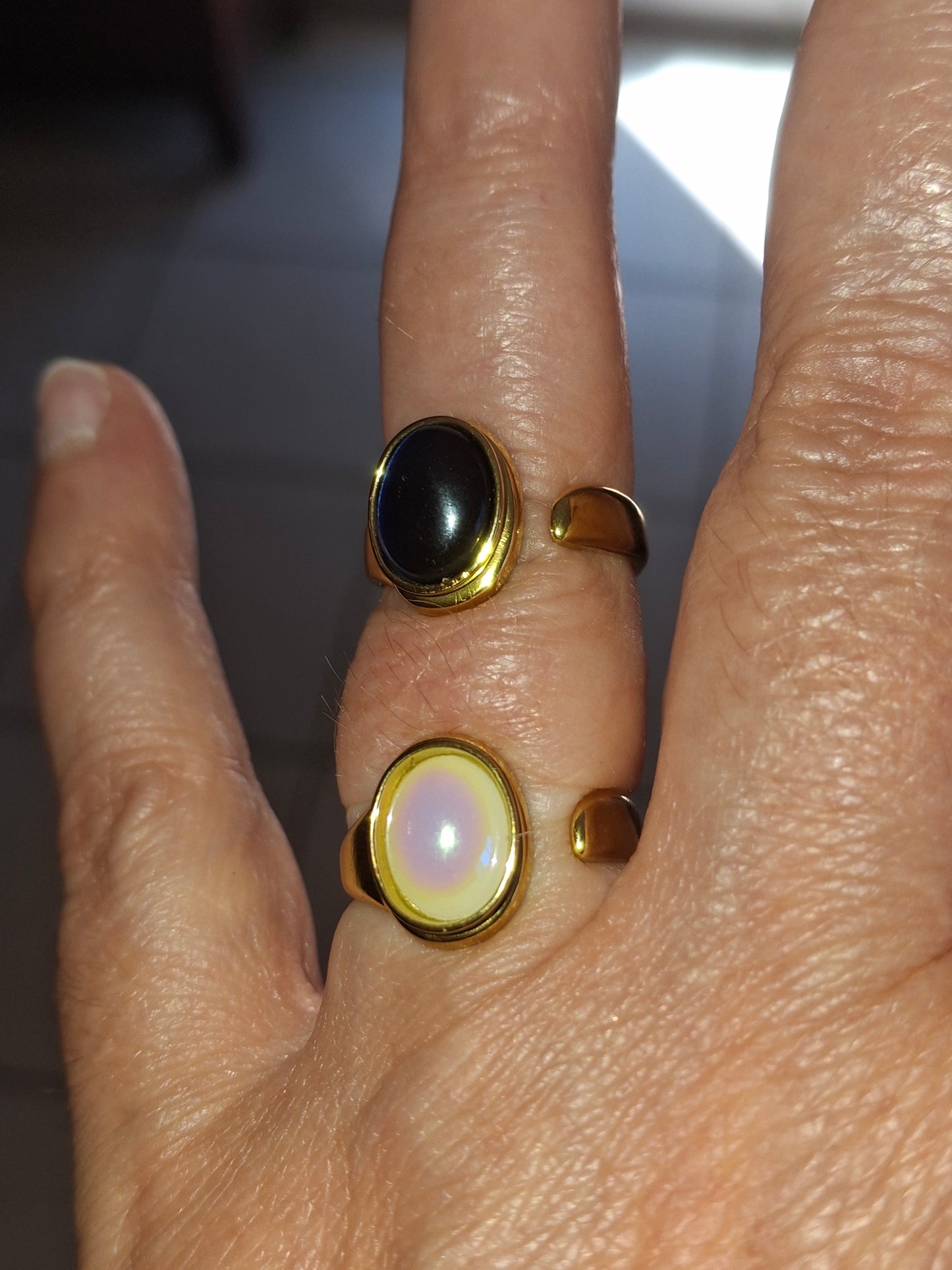 Sehr schöner Ring aus Edelstahl 316, verstellbar