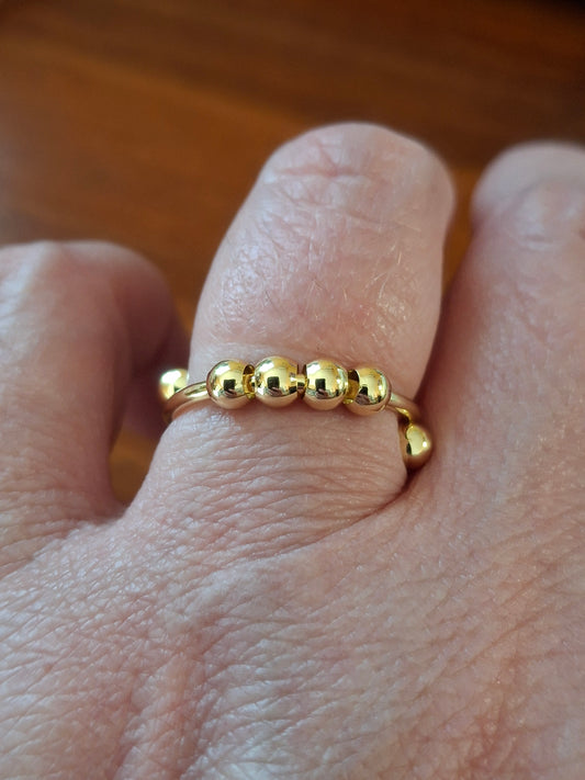 Bague acier inoxydable stainless steel 316 réglable ajustable anti stress