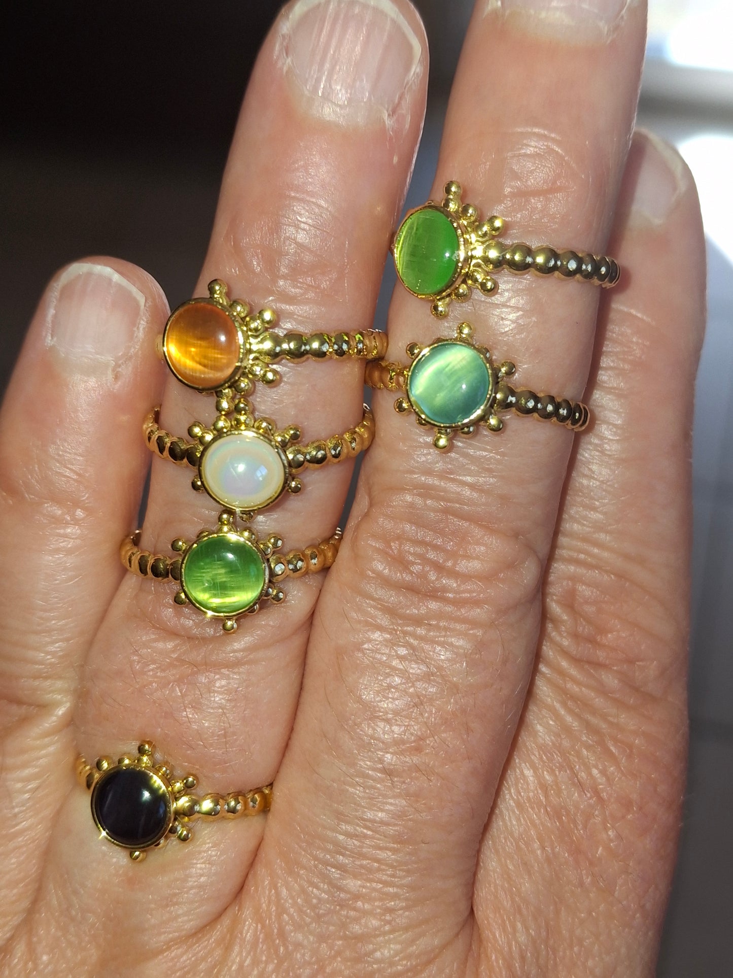 Verstellbarer Ring aus Edelstahl 316