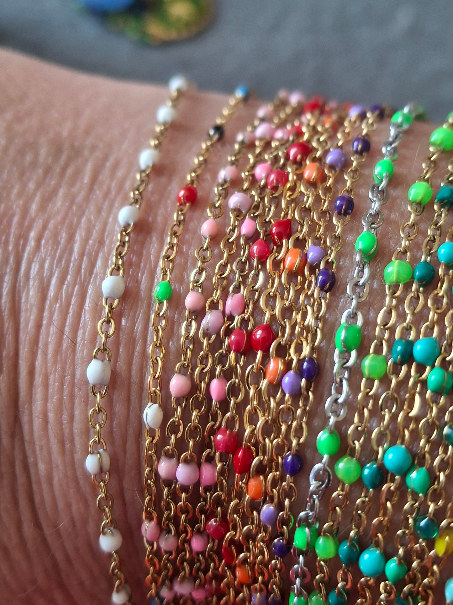 Bracelet chaîne acier inoxydable stainless steel sur mesure