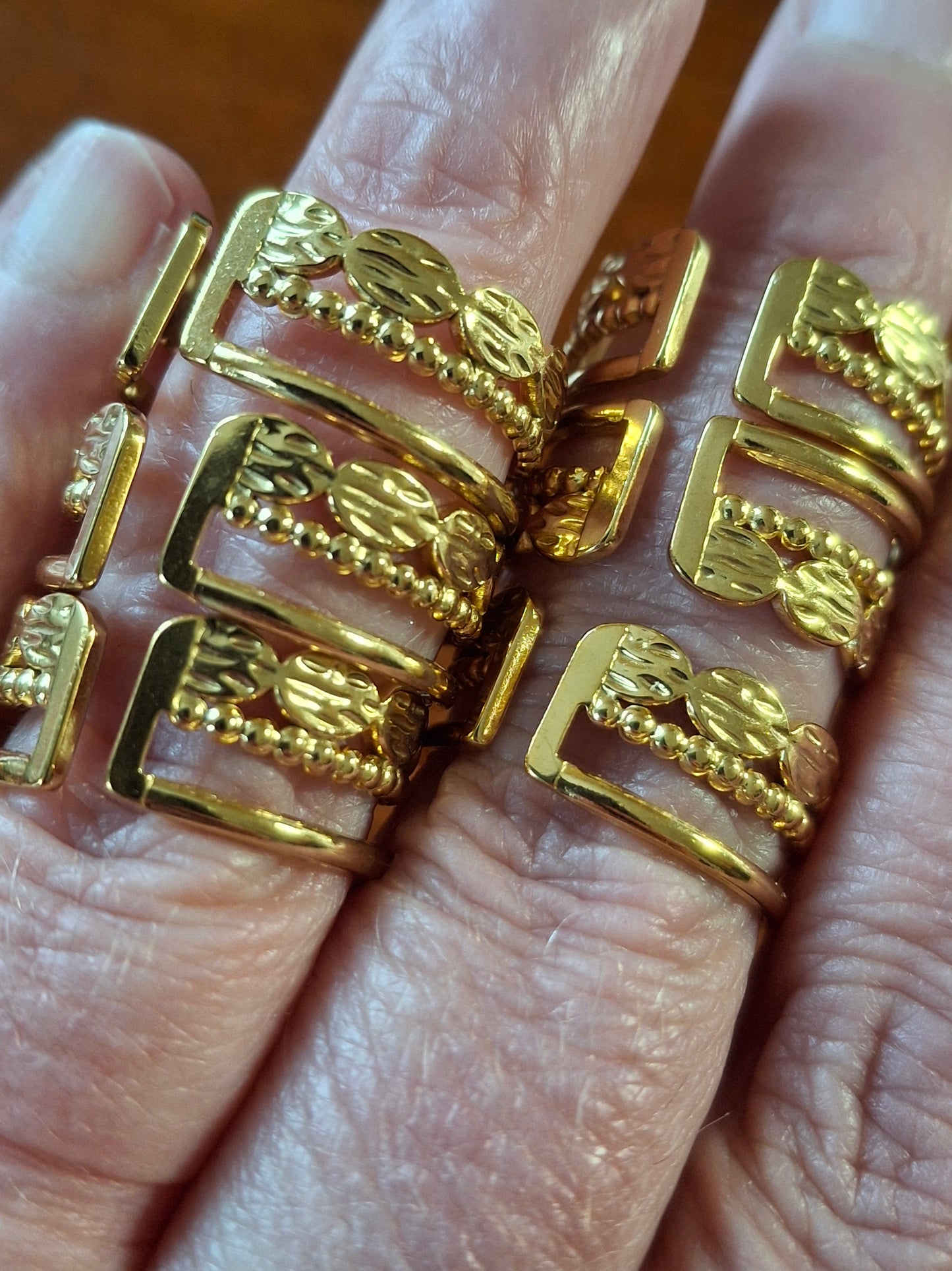 Bague stainless steel 316 réglable ajustable