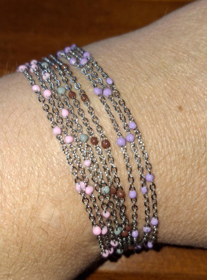 Bracelet chaîne acier inoxydable stainless steel 316 sur mesure