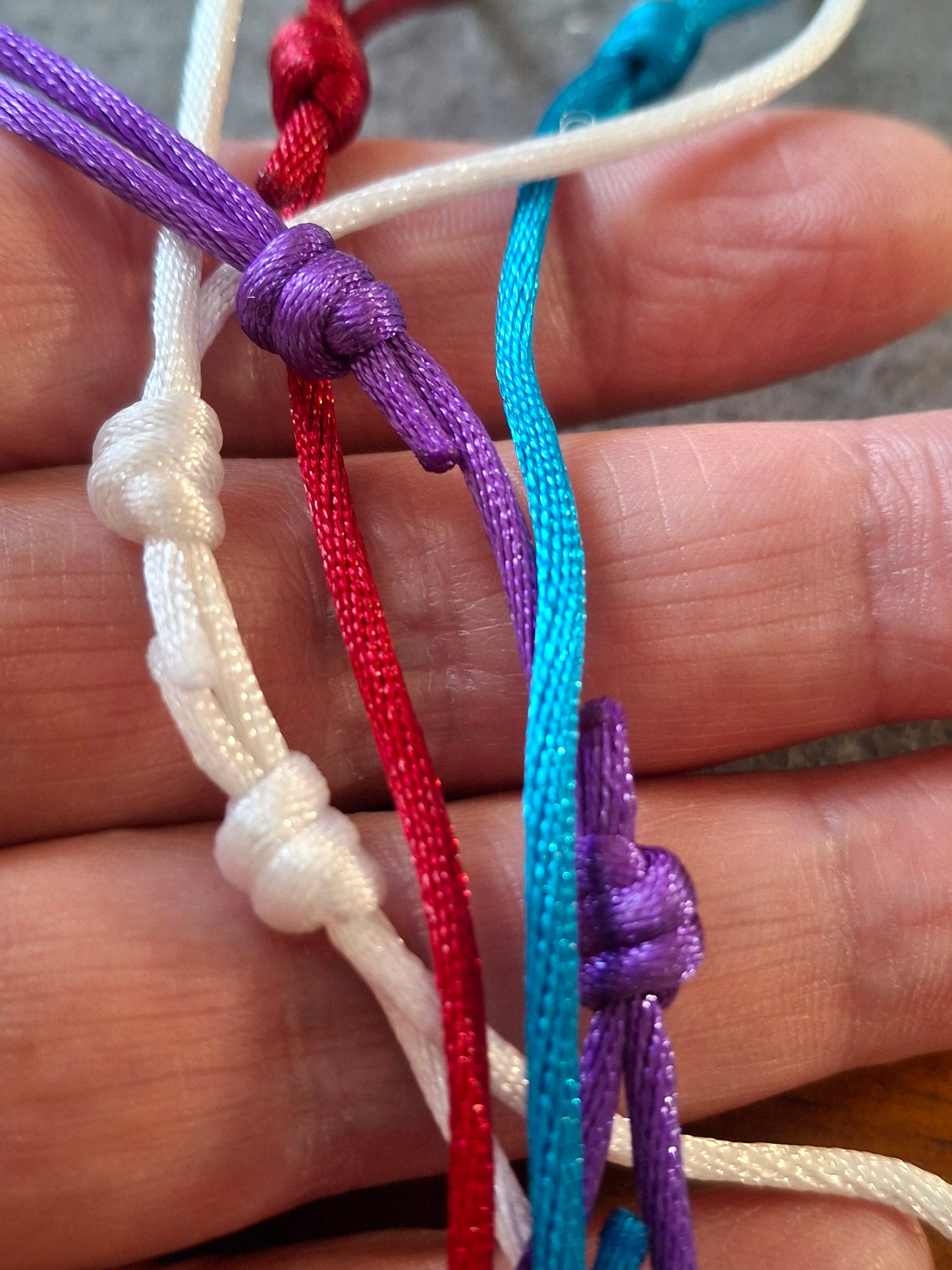 Adjustable cord bracelet, handmade, miraculous Virgin Mary, 316 stainless steel.