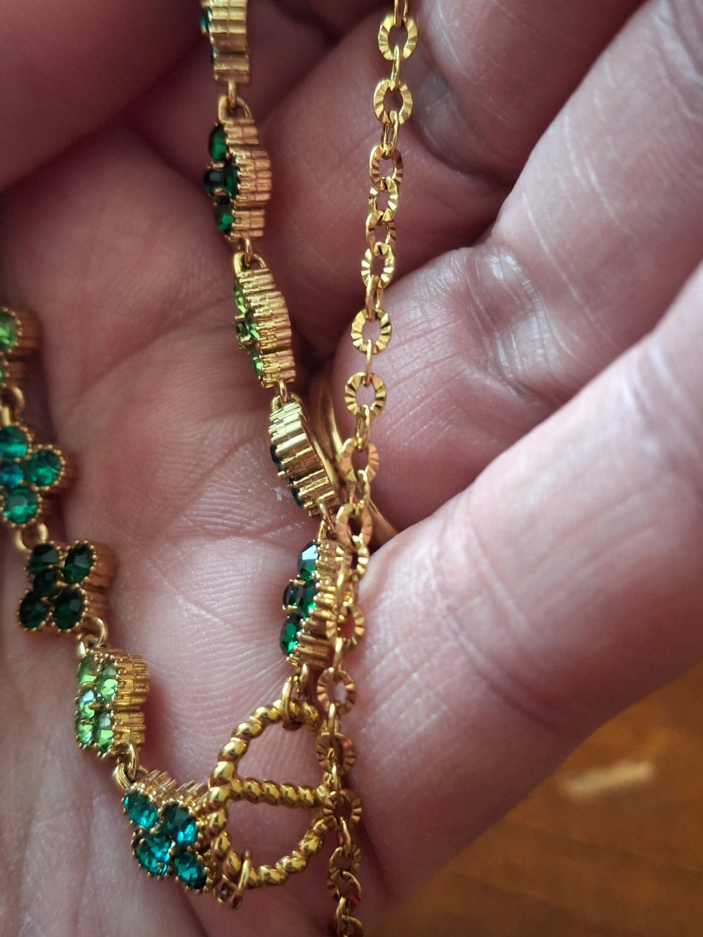 Halskette goldene Kette Edelstahl 316 sehr gute Qualität handgefertigt